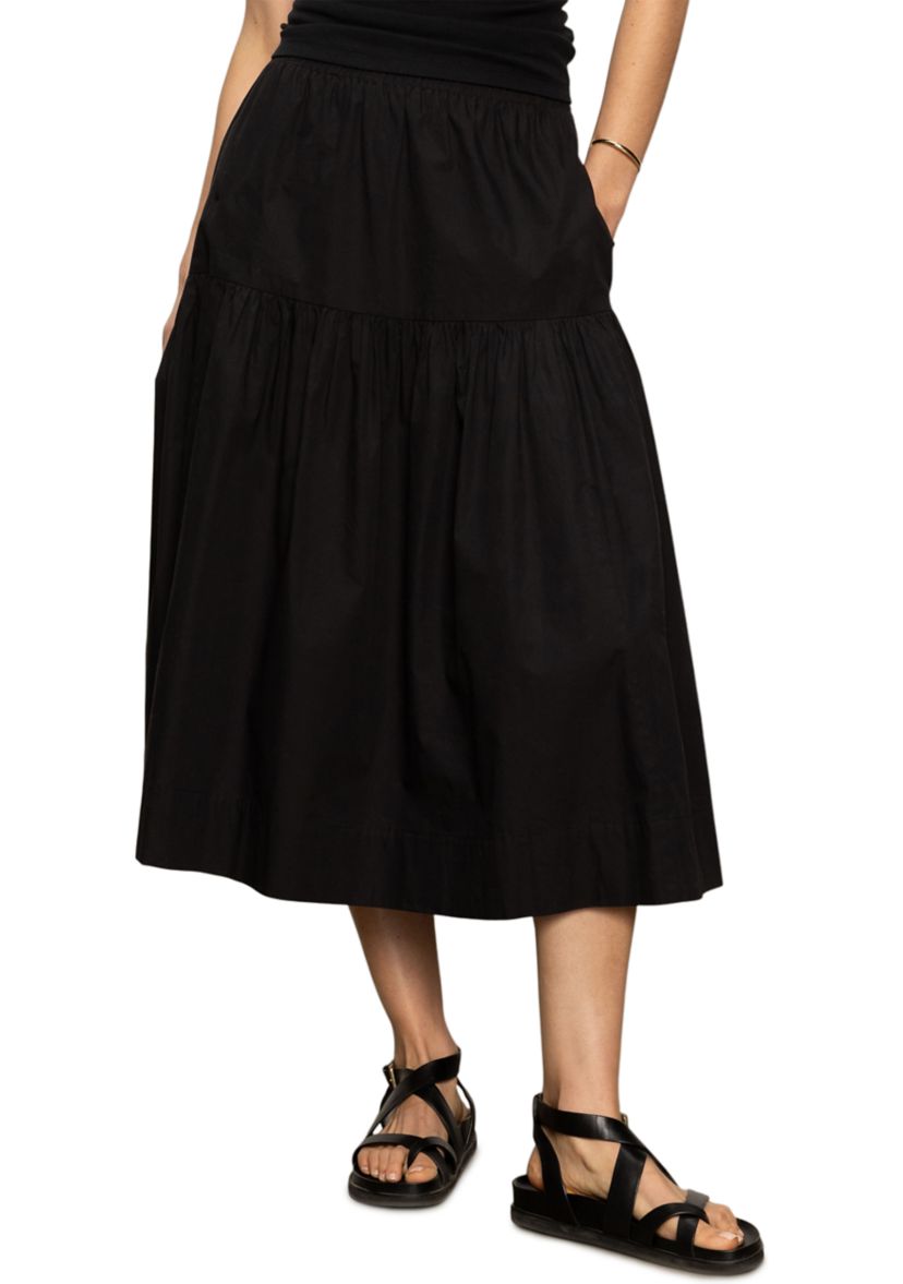 Womens Poplin Prairie Skirt 