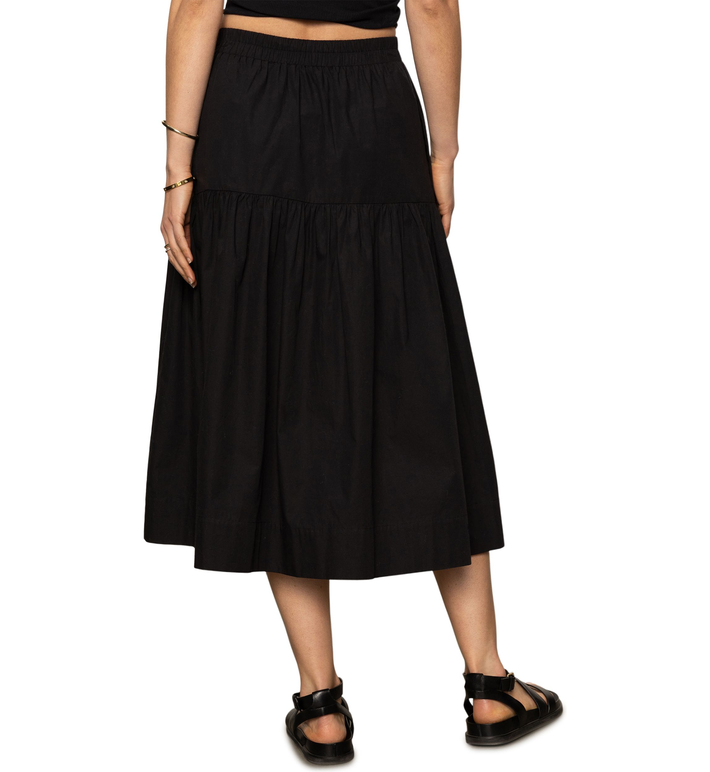 Womens Poplin Prairie Skirt 