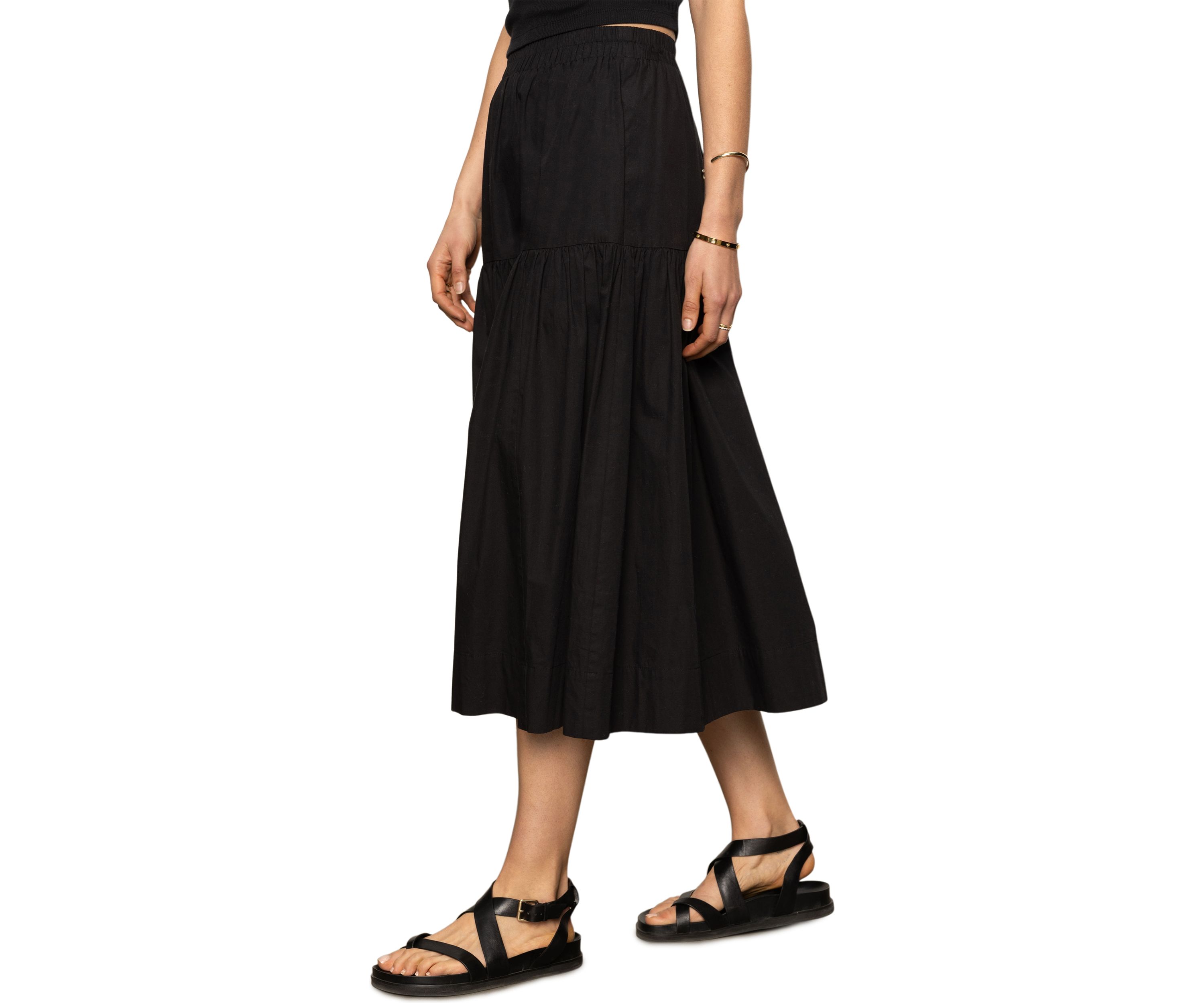 Womens Poplin Prairie Skirt 