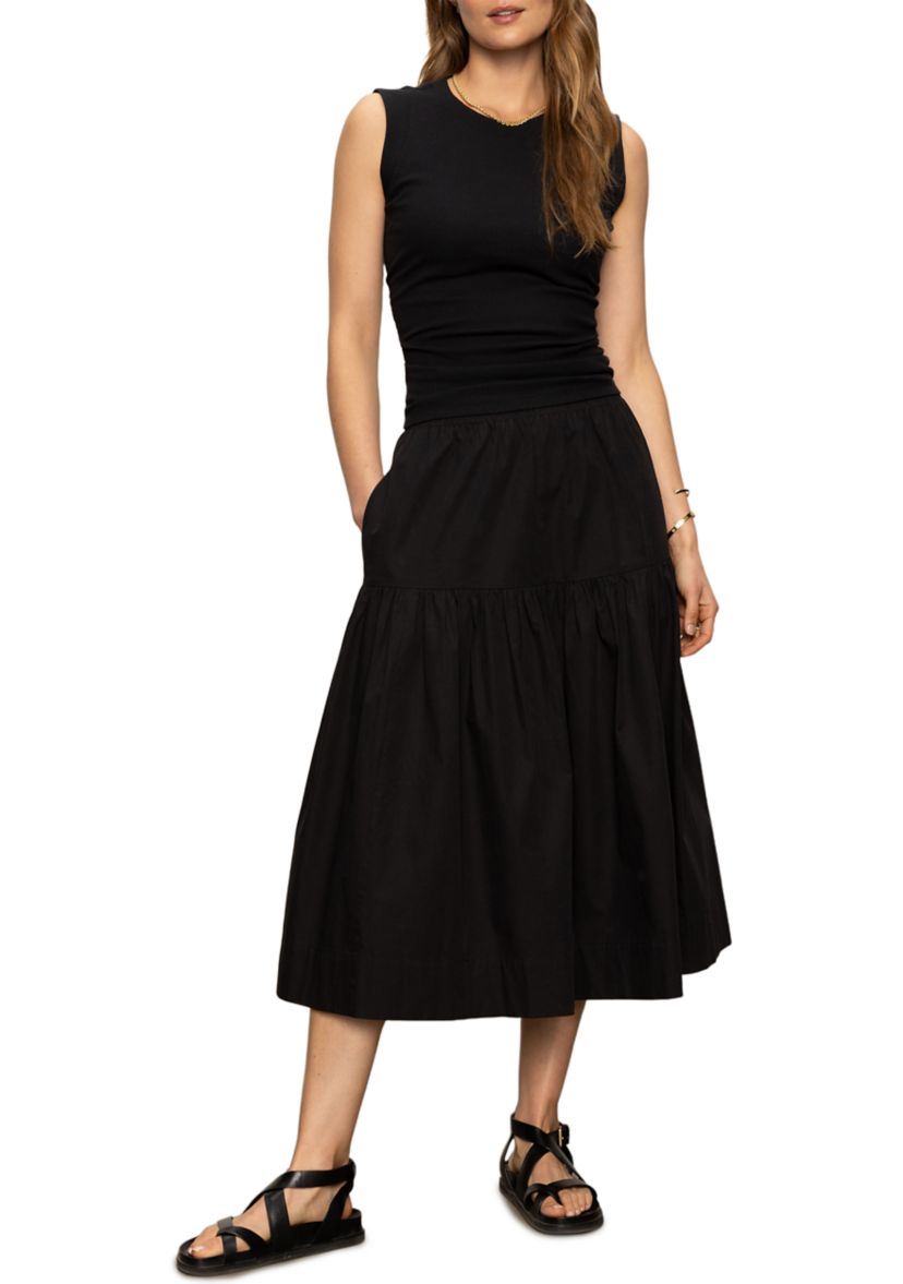 Womens Poplin Prairie Skirt 