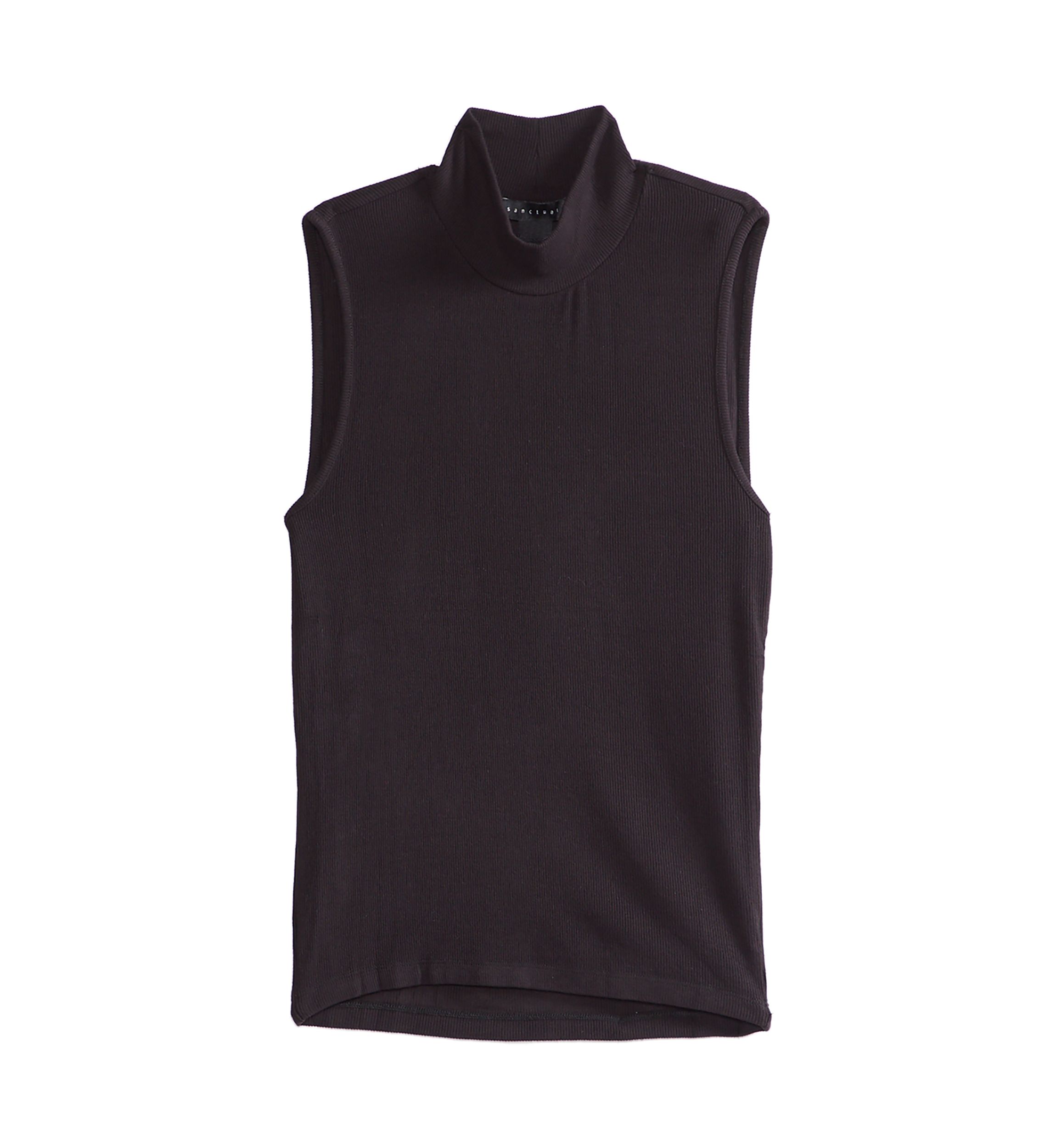 Sanctuary Essential Sleeveless Mock Neck Sweater Belk