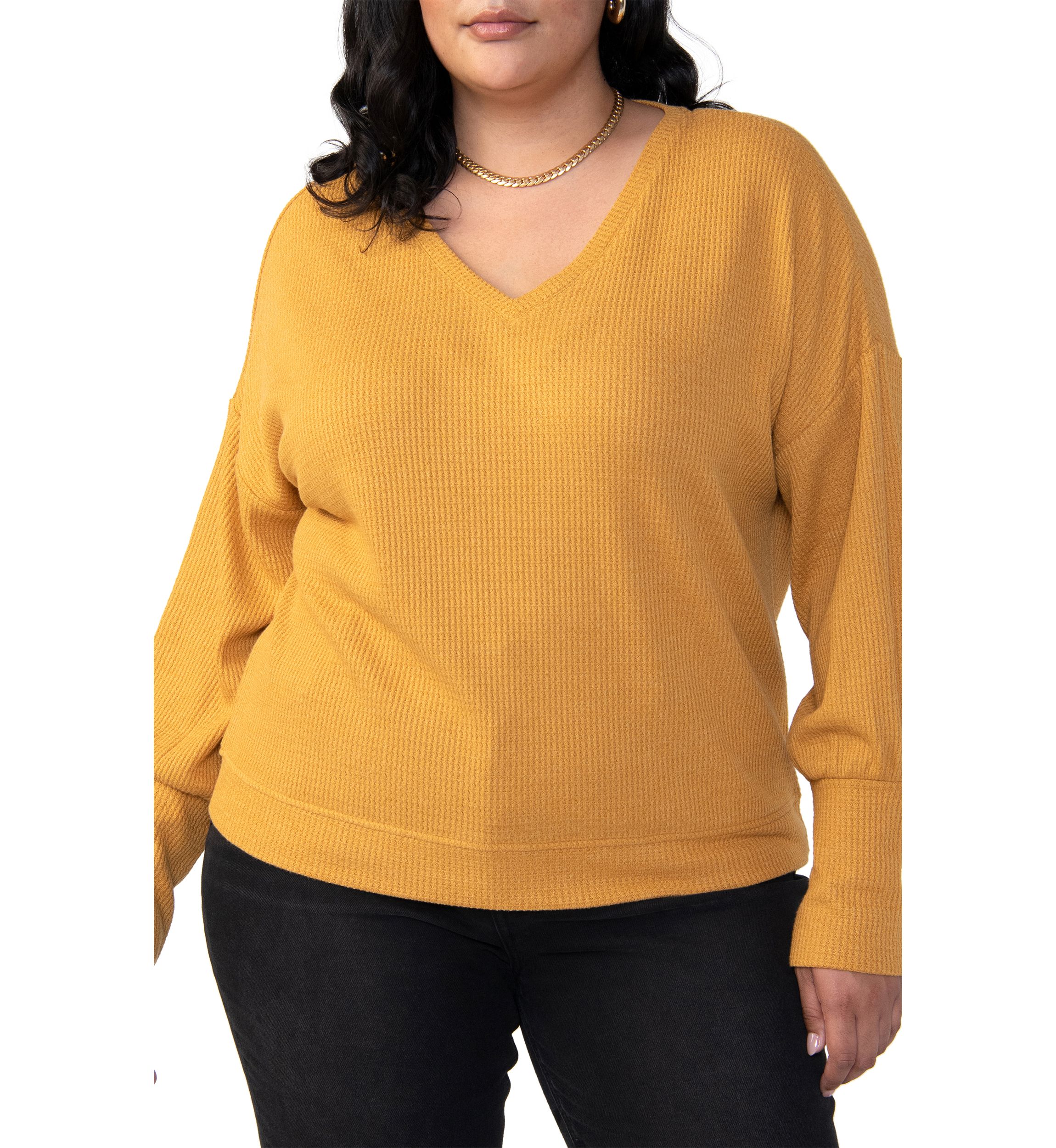 Plus Size Highline Waffle Top