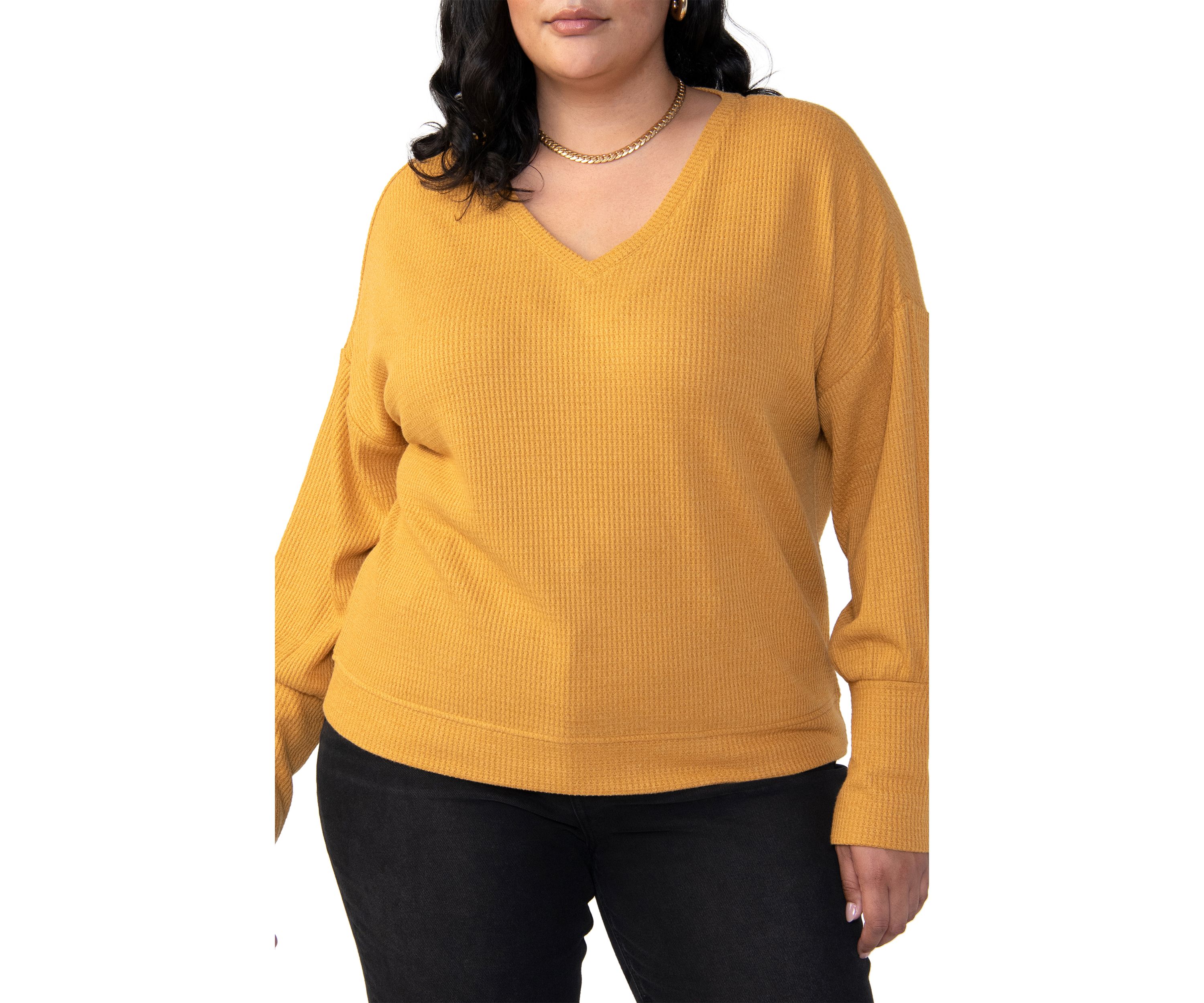 Plus Size Highline Waffle Top