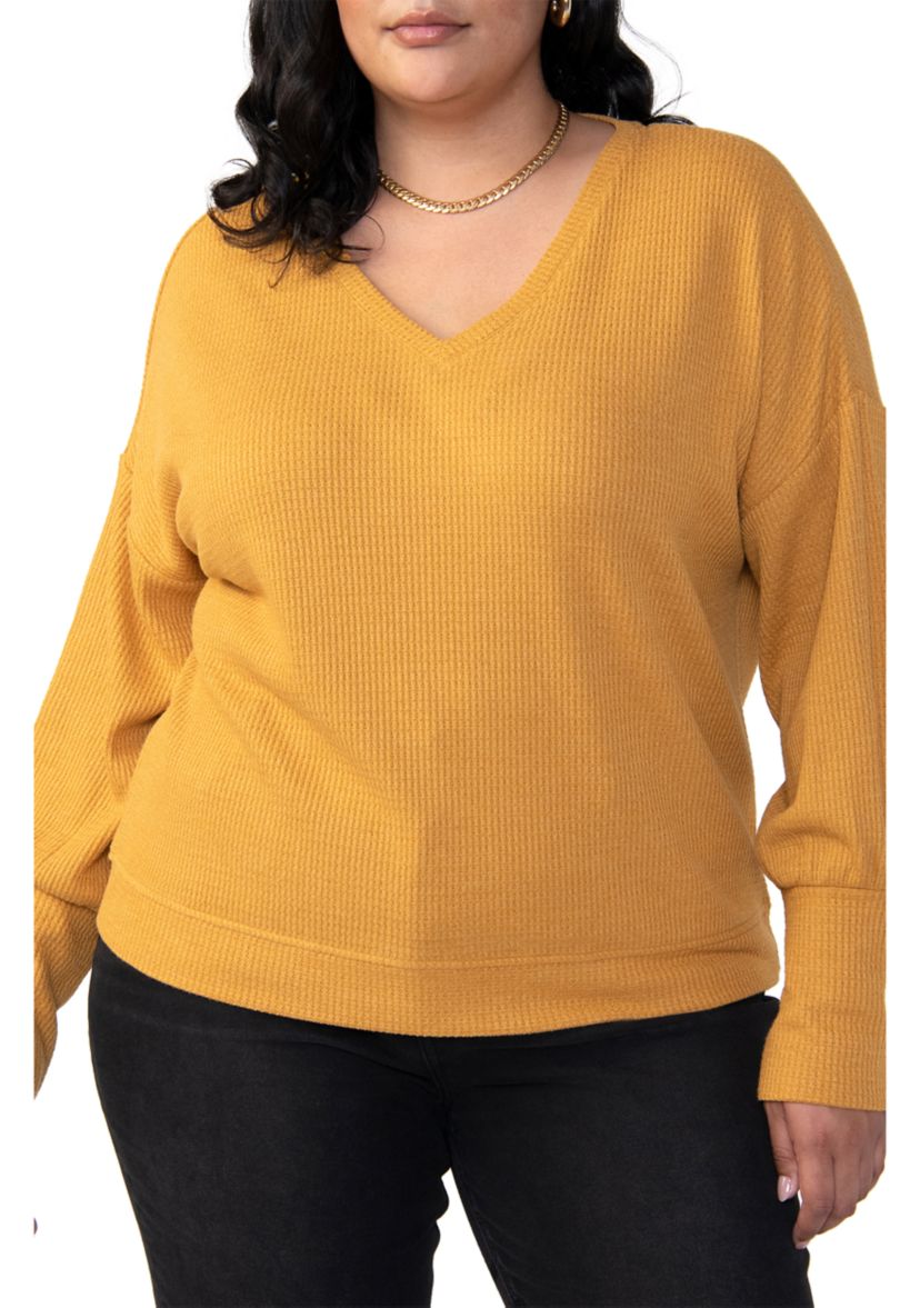 Plus Size Highline Waffle Top