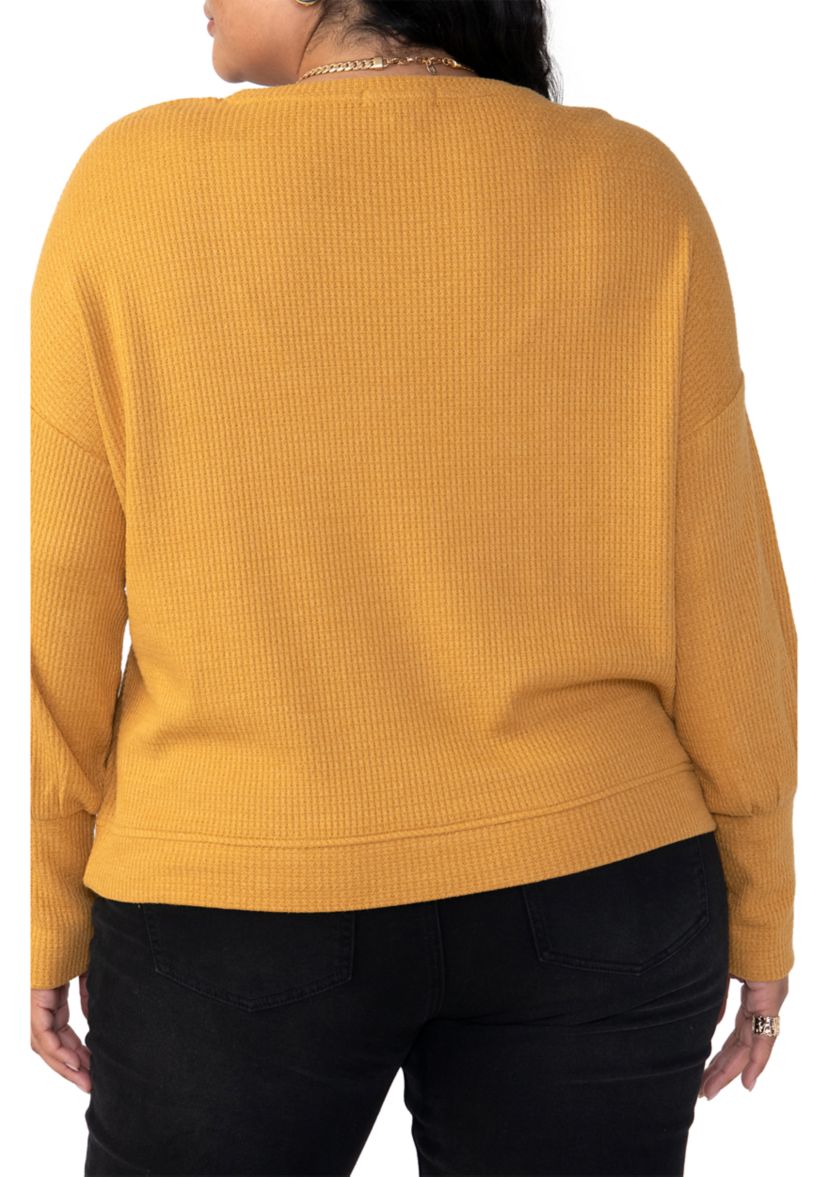 Plus Size Highline Waffle Top