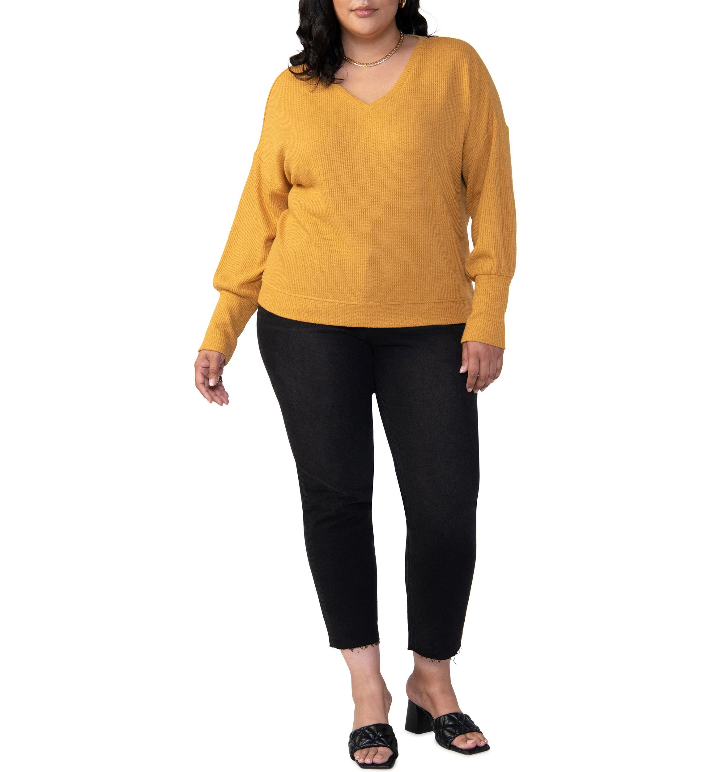 Plus Size Highline Waffle Top