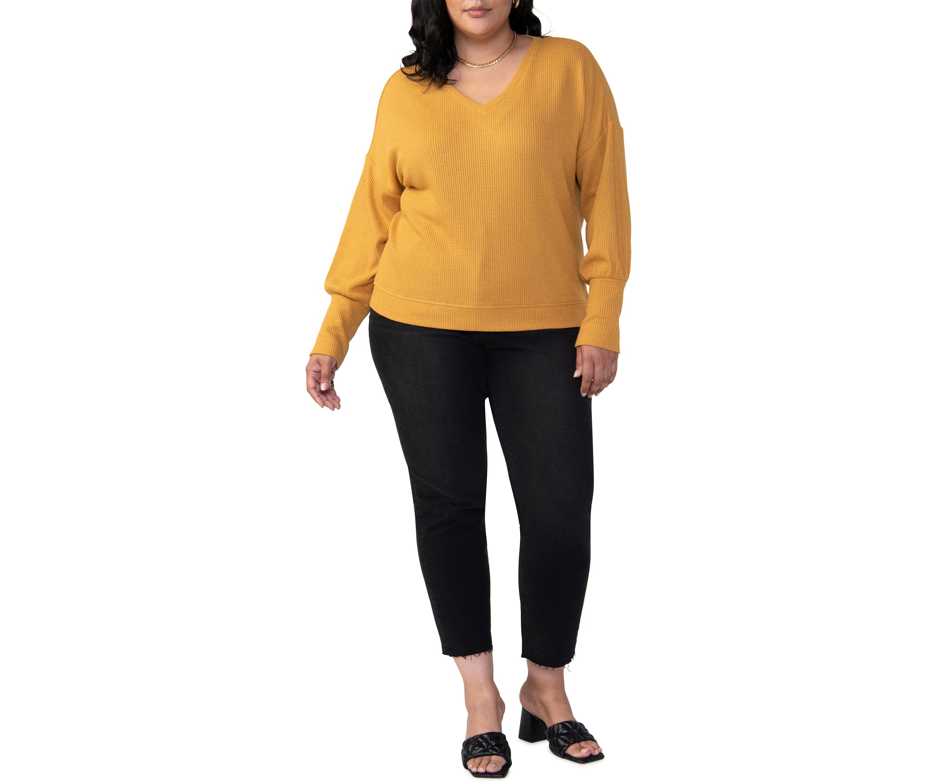Plus Size Highline Waffle Top