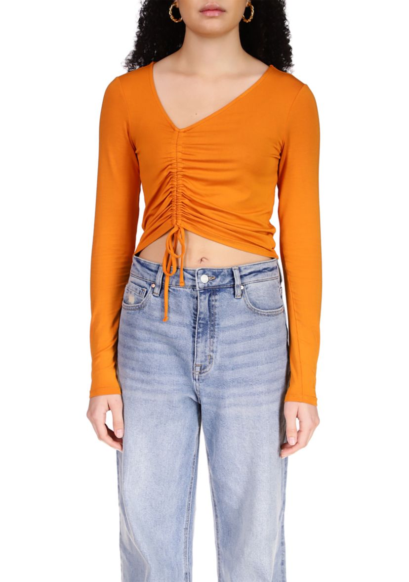 Womens Stunner Ruched Top