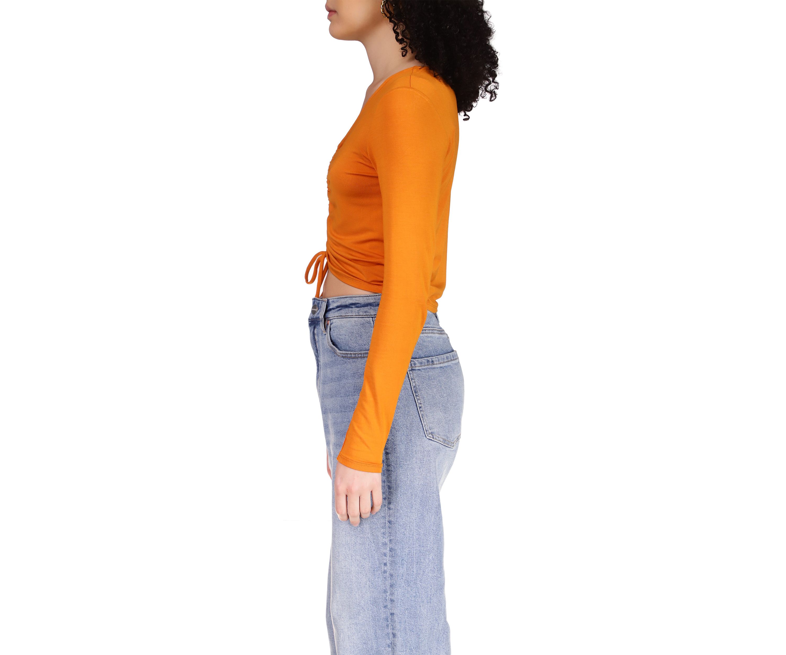 Womens Stunner Ruched Top