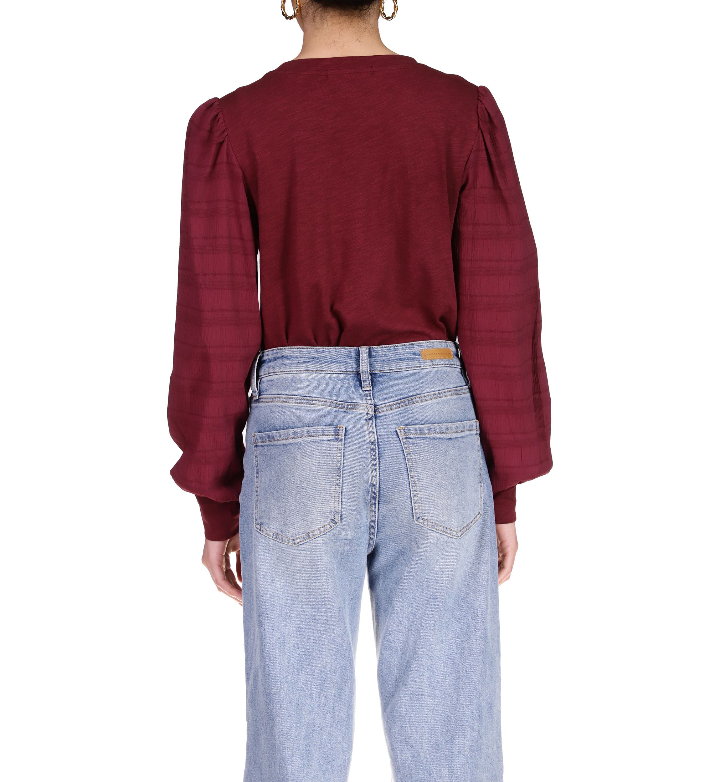 Womens Wonderland Mixed Sleeve T-Shirt