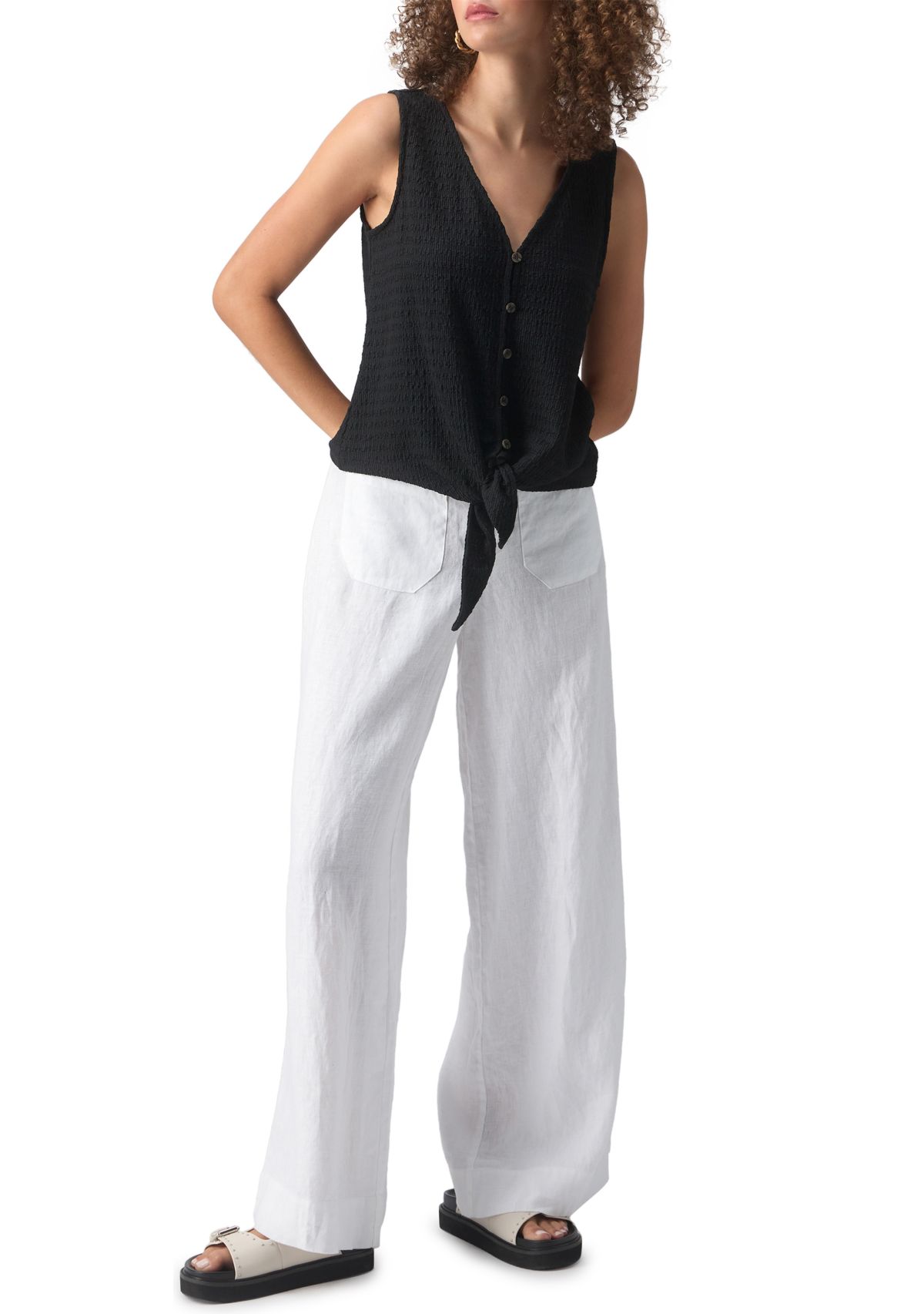 Womens Link Up Tie Top