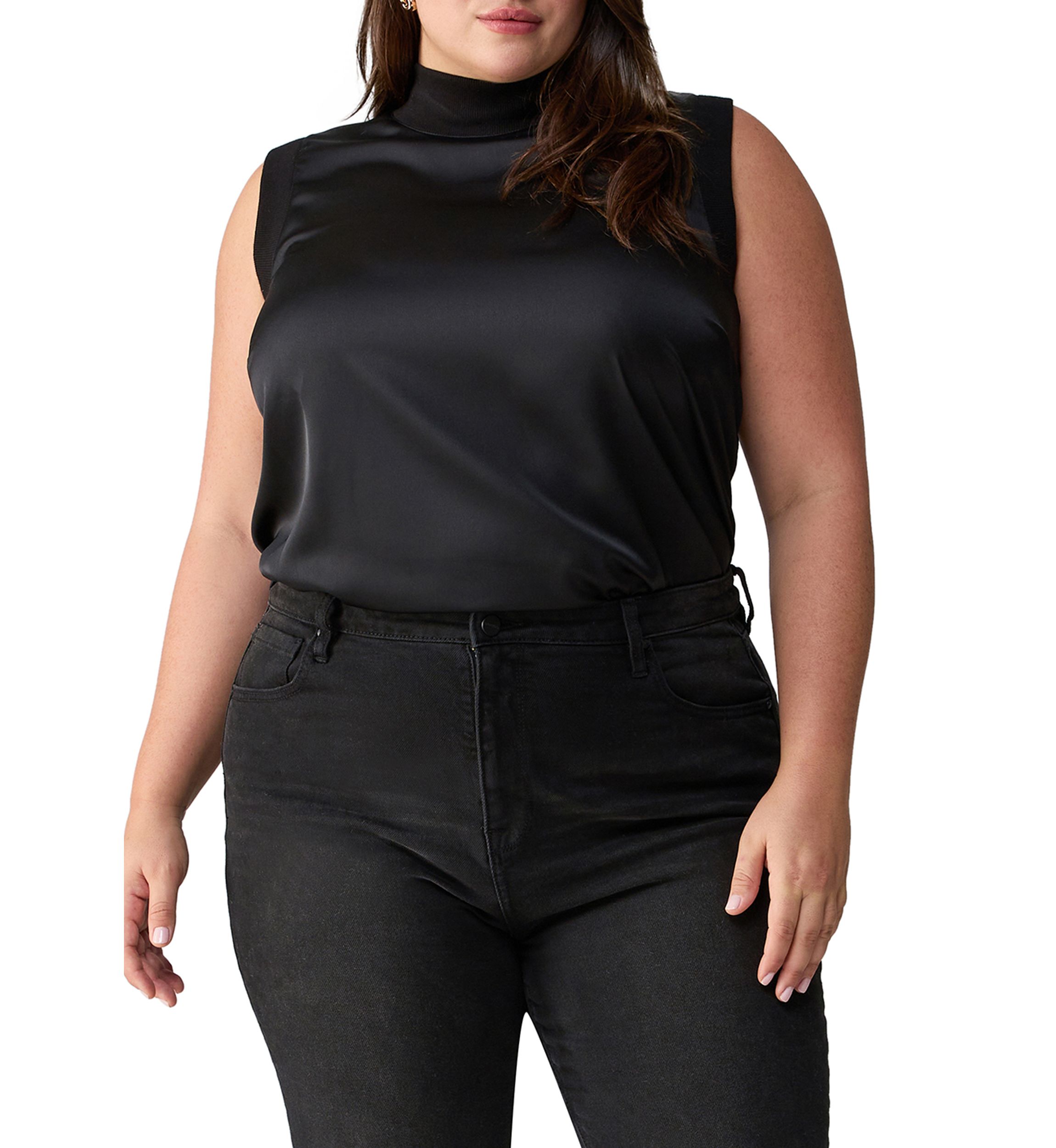 Plus Size Nights Like This Satin Top