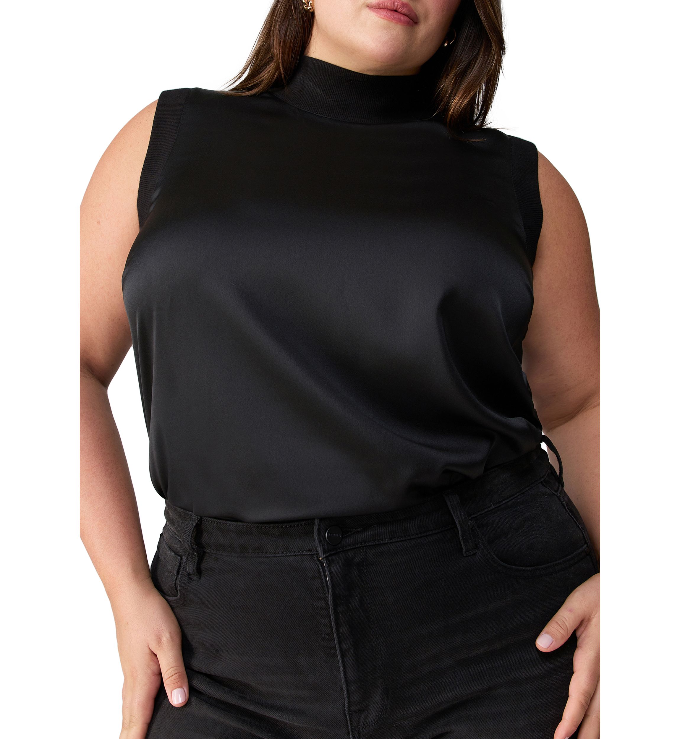 Plus Size Nights Like This Satin Top