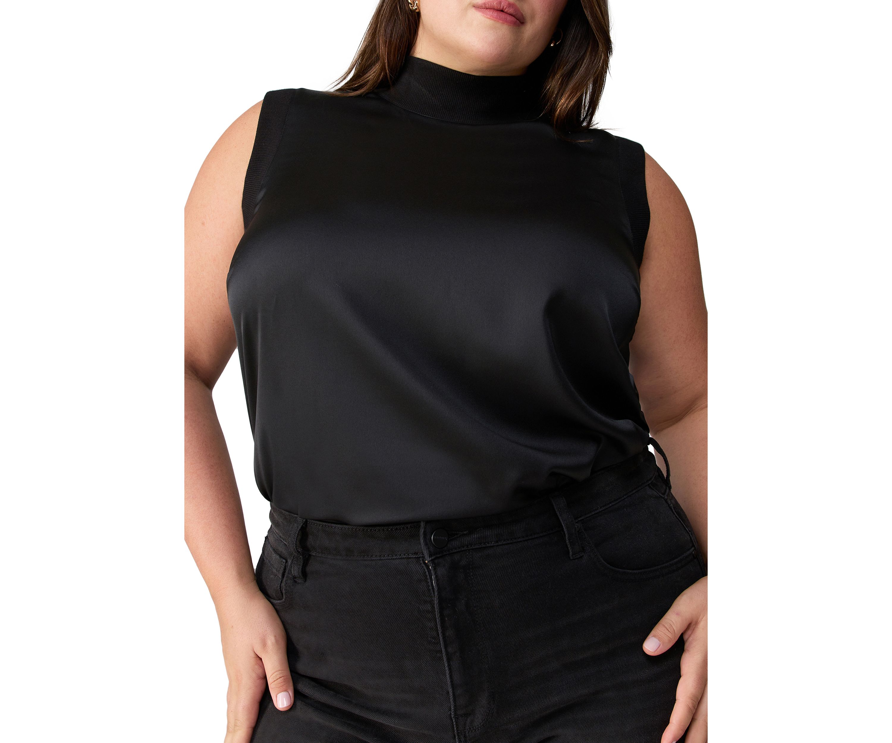 Plus Size Nights Like This Satin Top