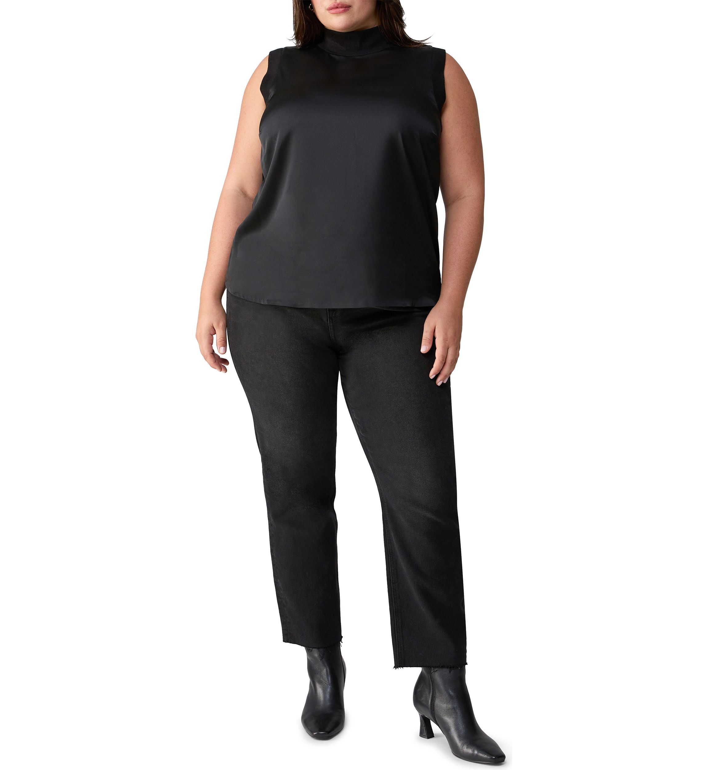 Plus Size Nights Like This Satin Top