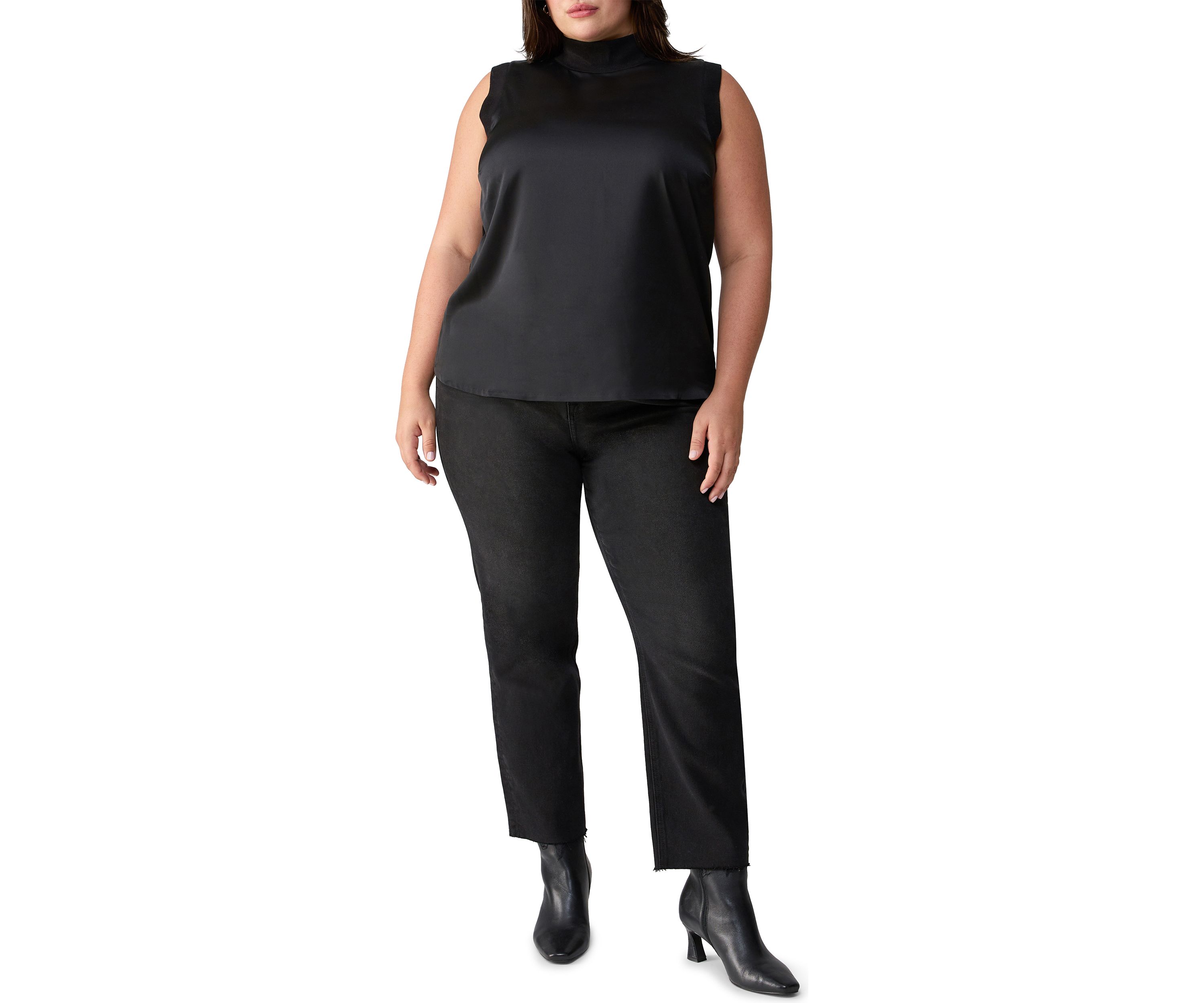 Plus Size Nights Like This Satin Top