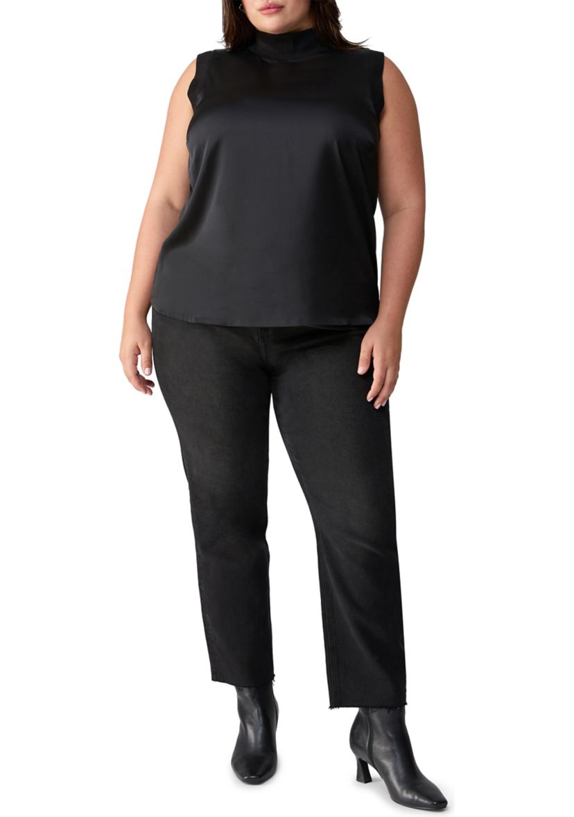 Plus Size Nights Like This Satin Top