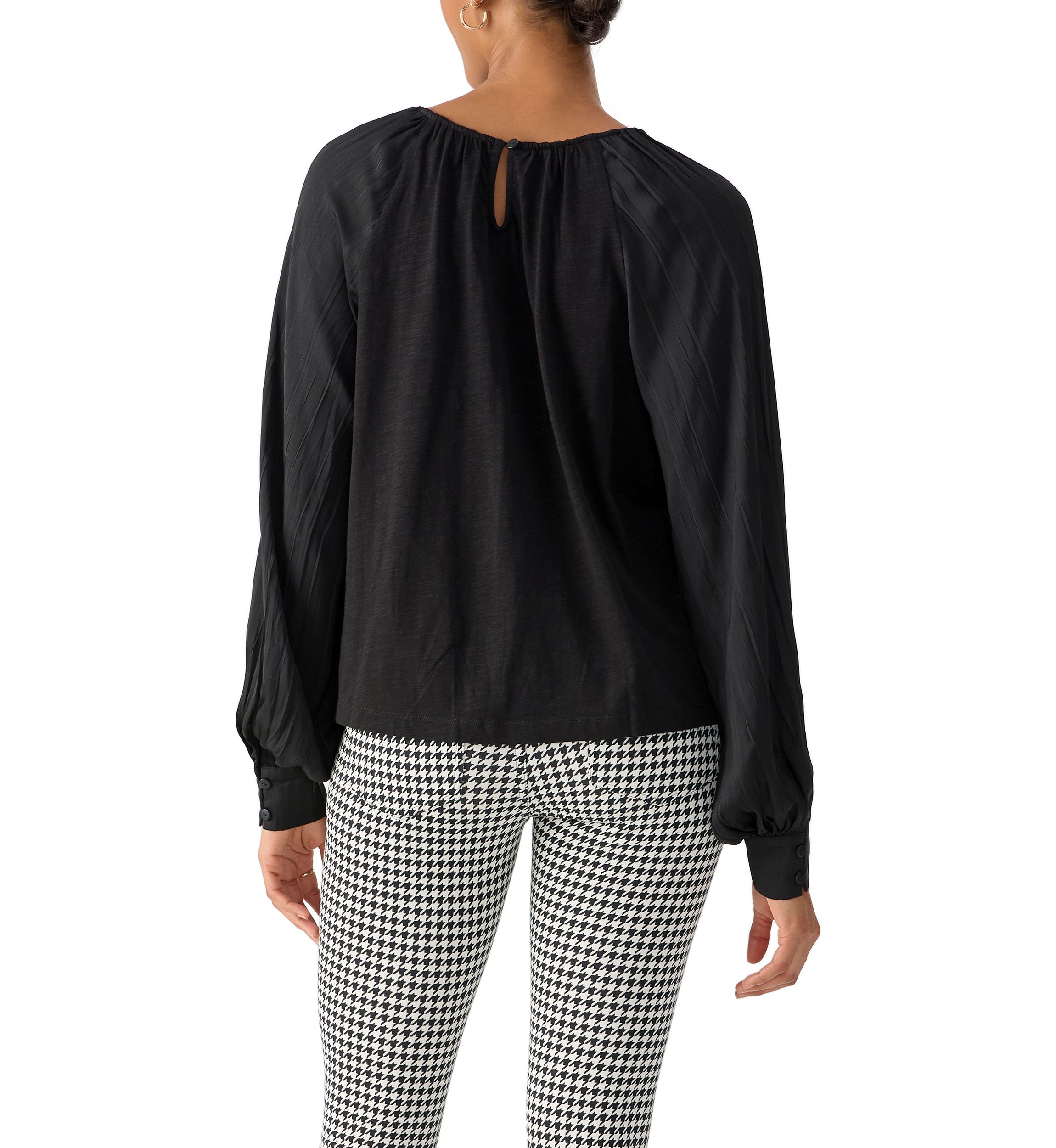 Womens Sateen Mixed Media T-Shirt