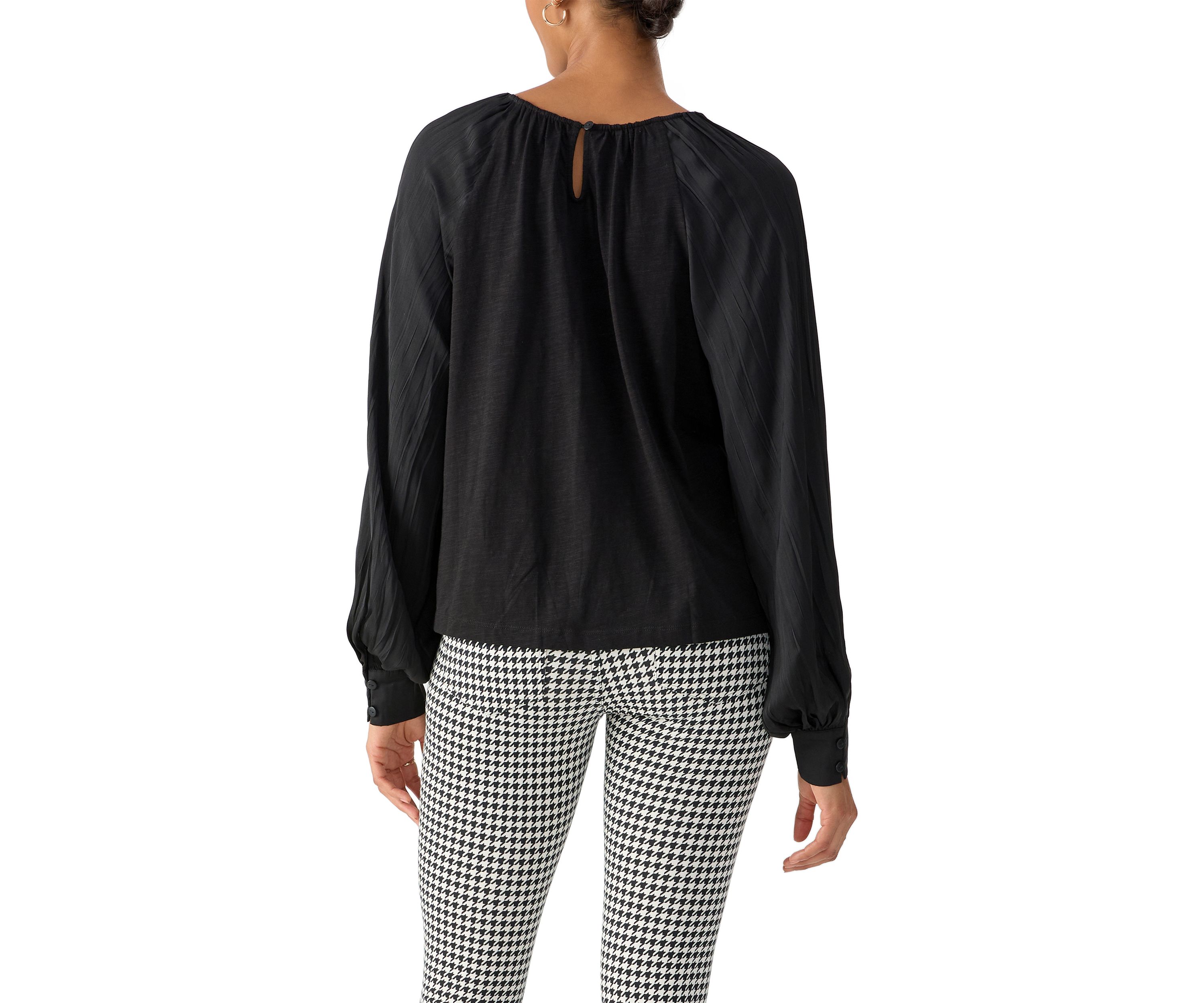 Womens Sateen Mixed Media T-Shirt
