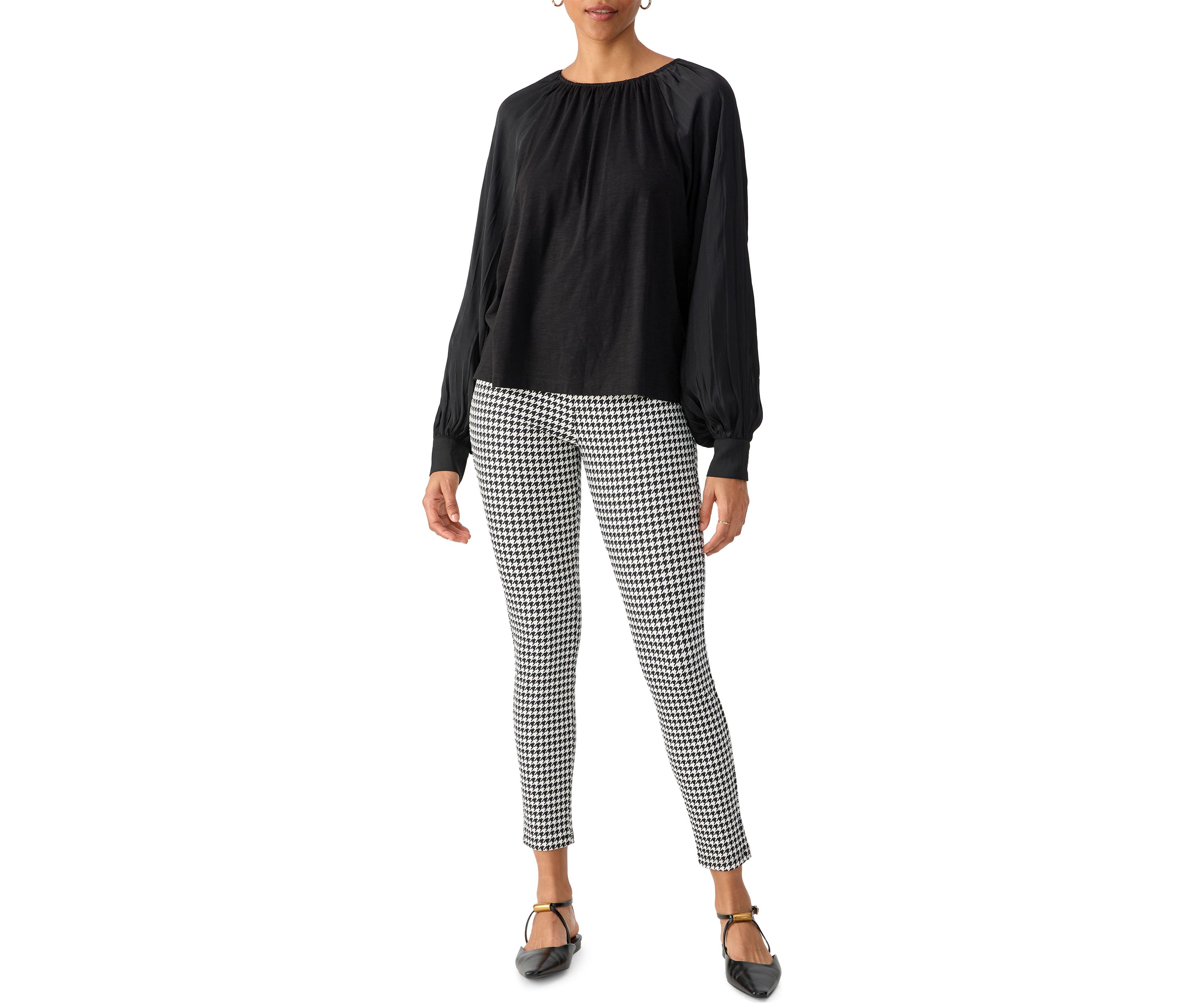Womens Sateen Mixed Media T-Shirt