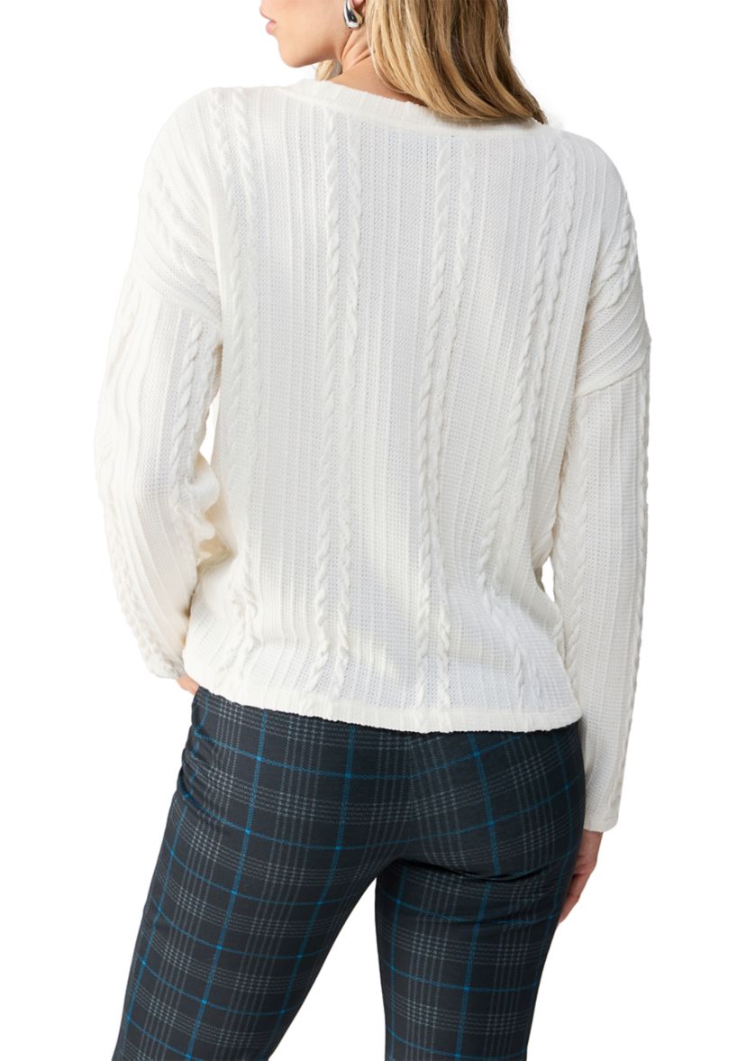 Keep it Cable Popover Sweater 