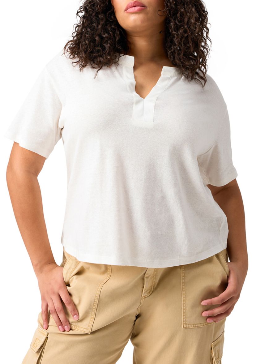 Plus Size Easy Breezy Peasant T-Shirt