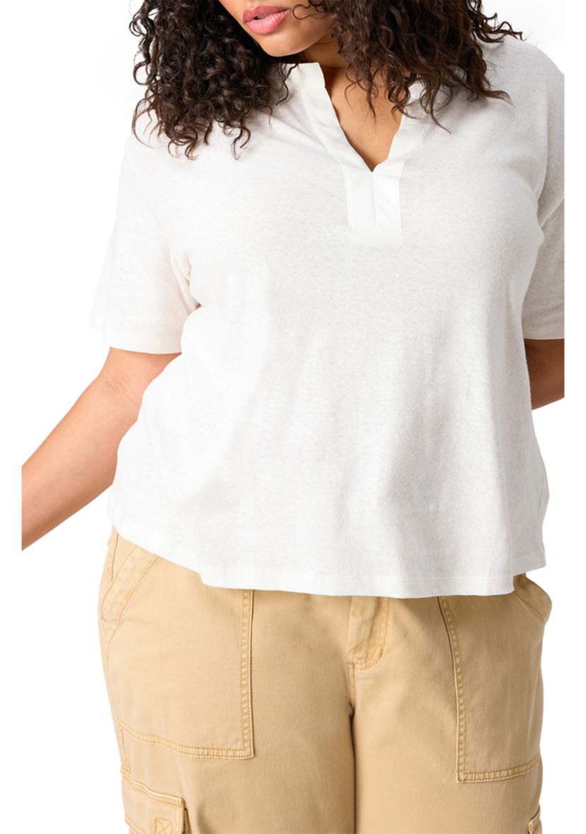 Plus Size Easy Breezy Peasant T-Shirt