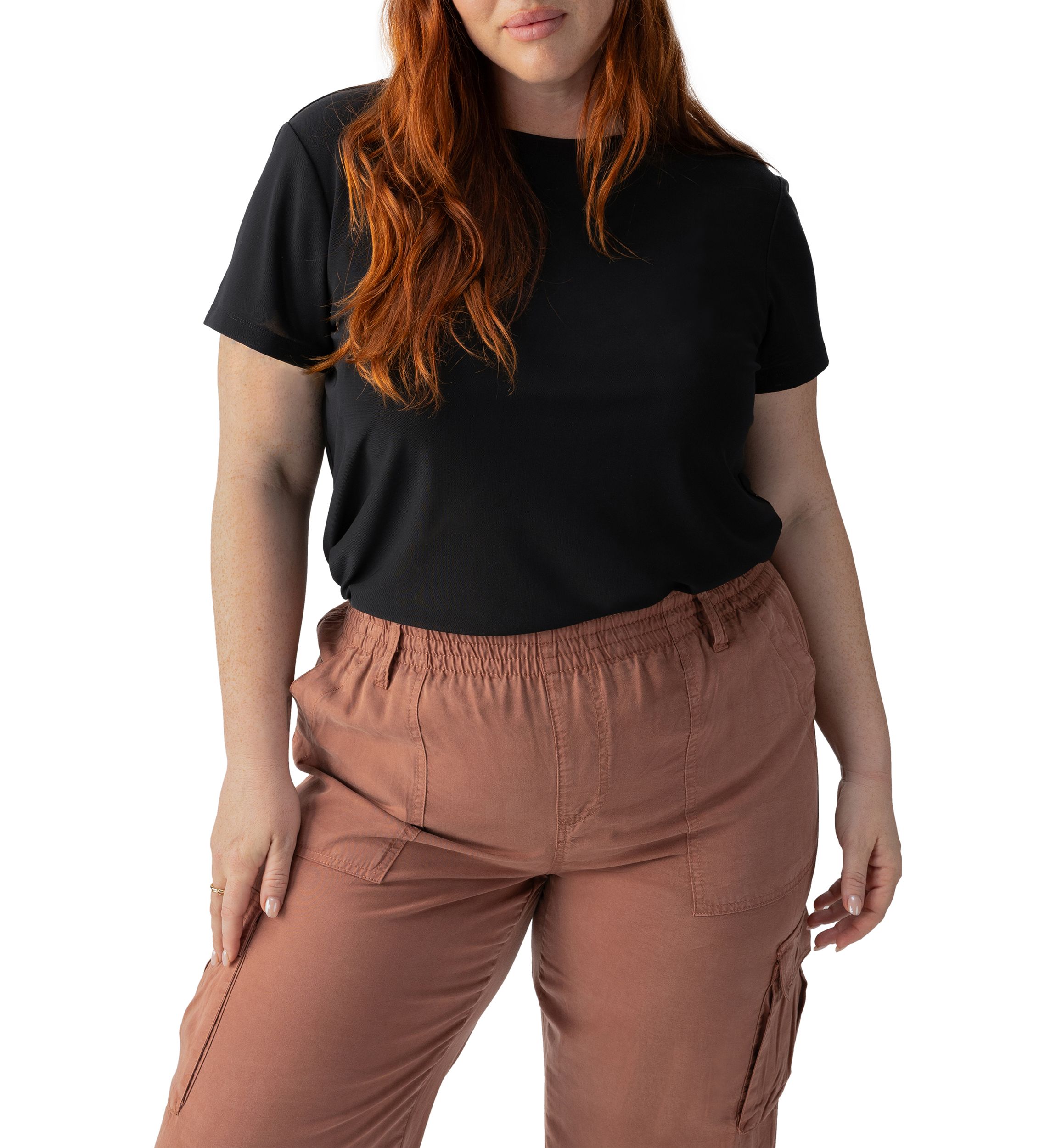 Plus Size Perfect Mesh T-Shirt
