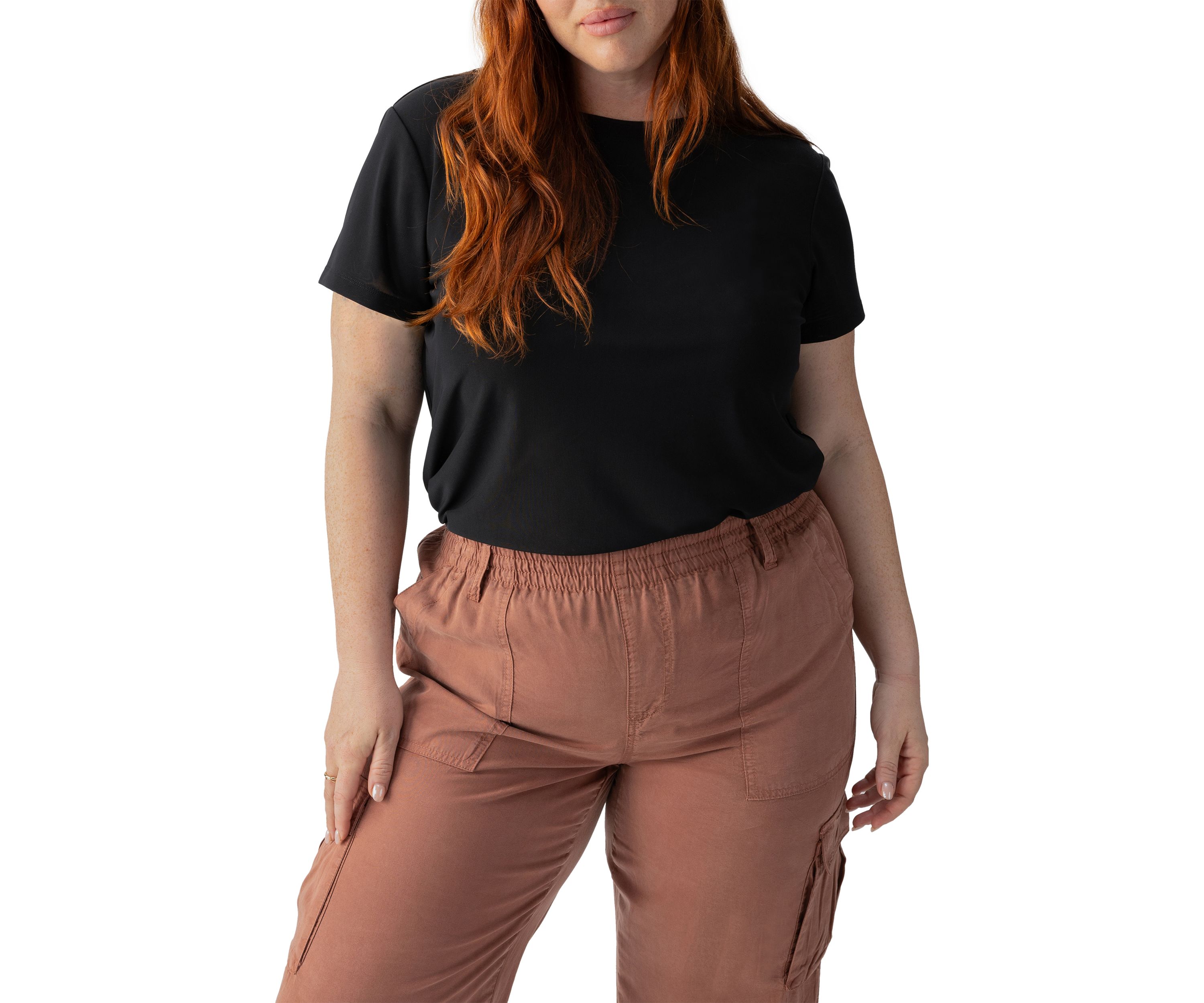 Plus Size Perfect Mesh T-Shirt