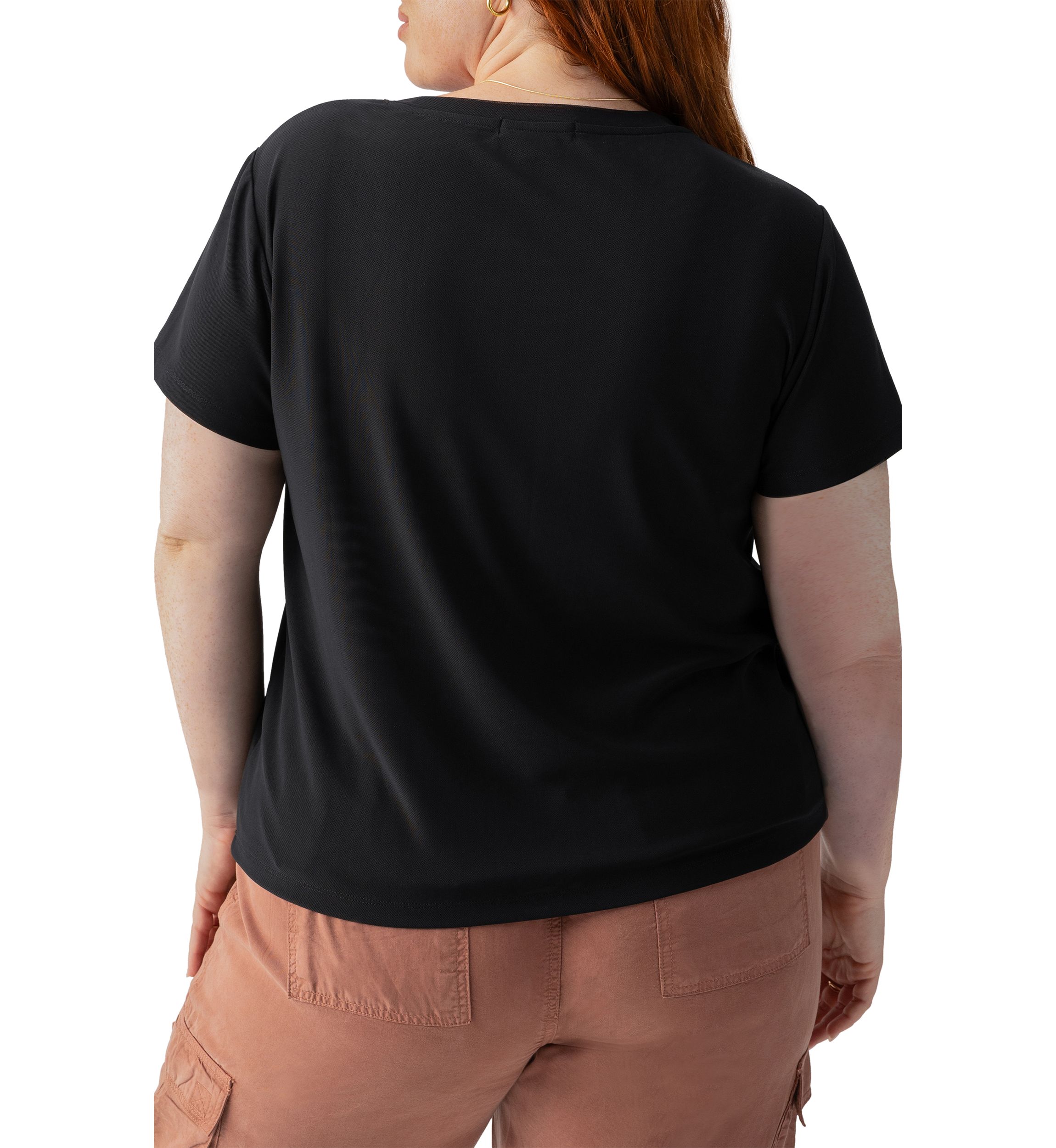 Plus Size Perfect Mesh T-Shirt