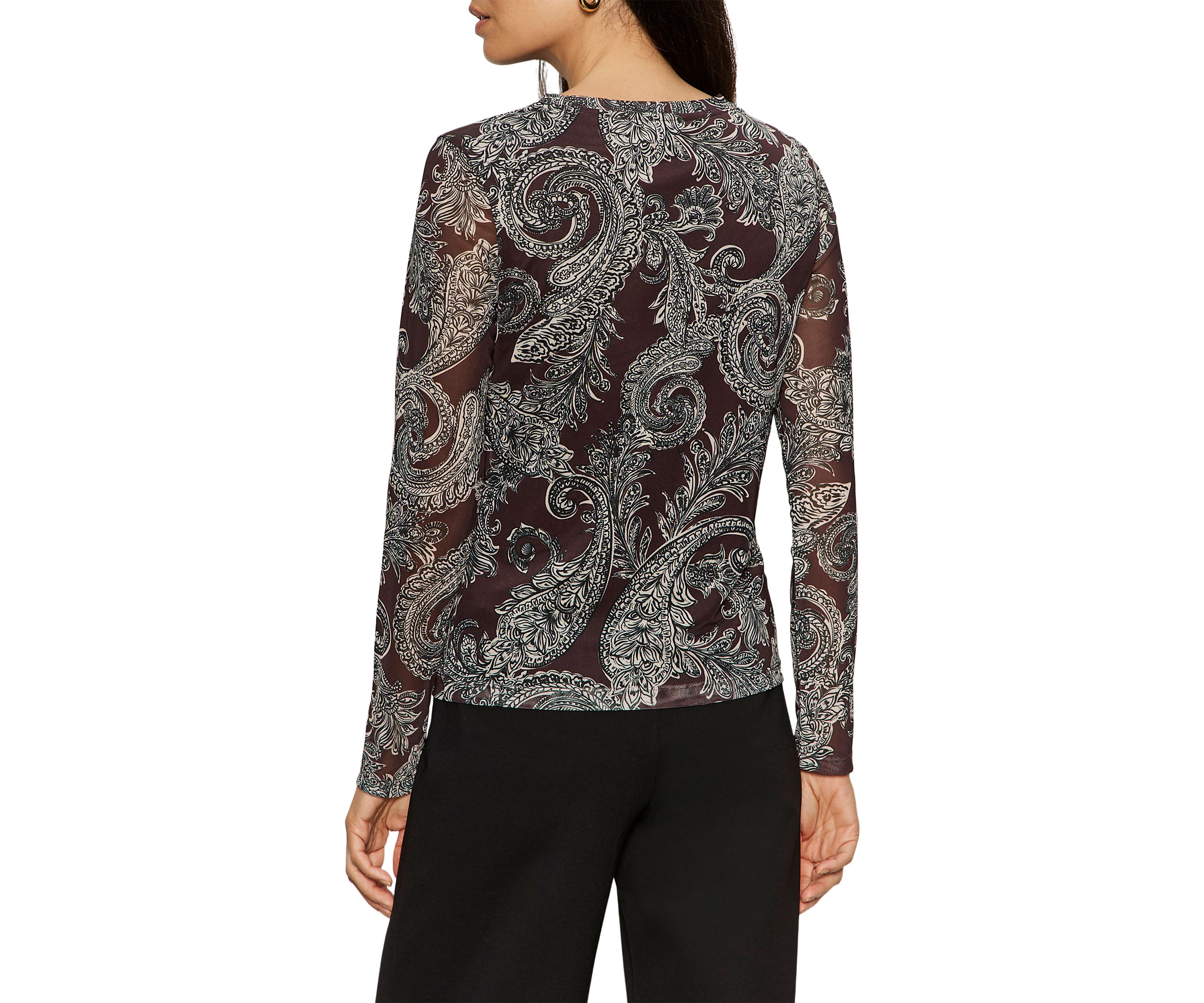 Womens Long Sleeve Perfect Mesh T-Shirt 