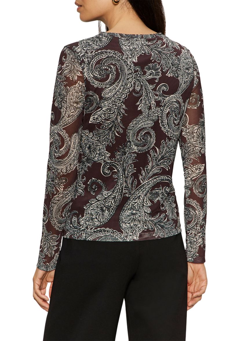 Womens Long Sleeve Perfect Mesh T-Shirt 