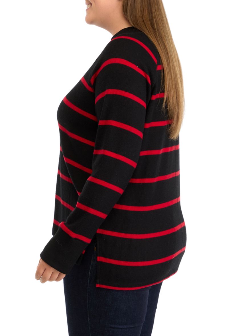 Plus Size Fireside Tunic Top
