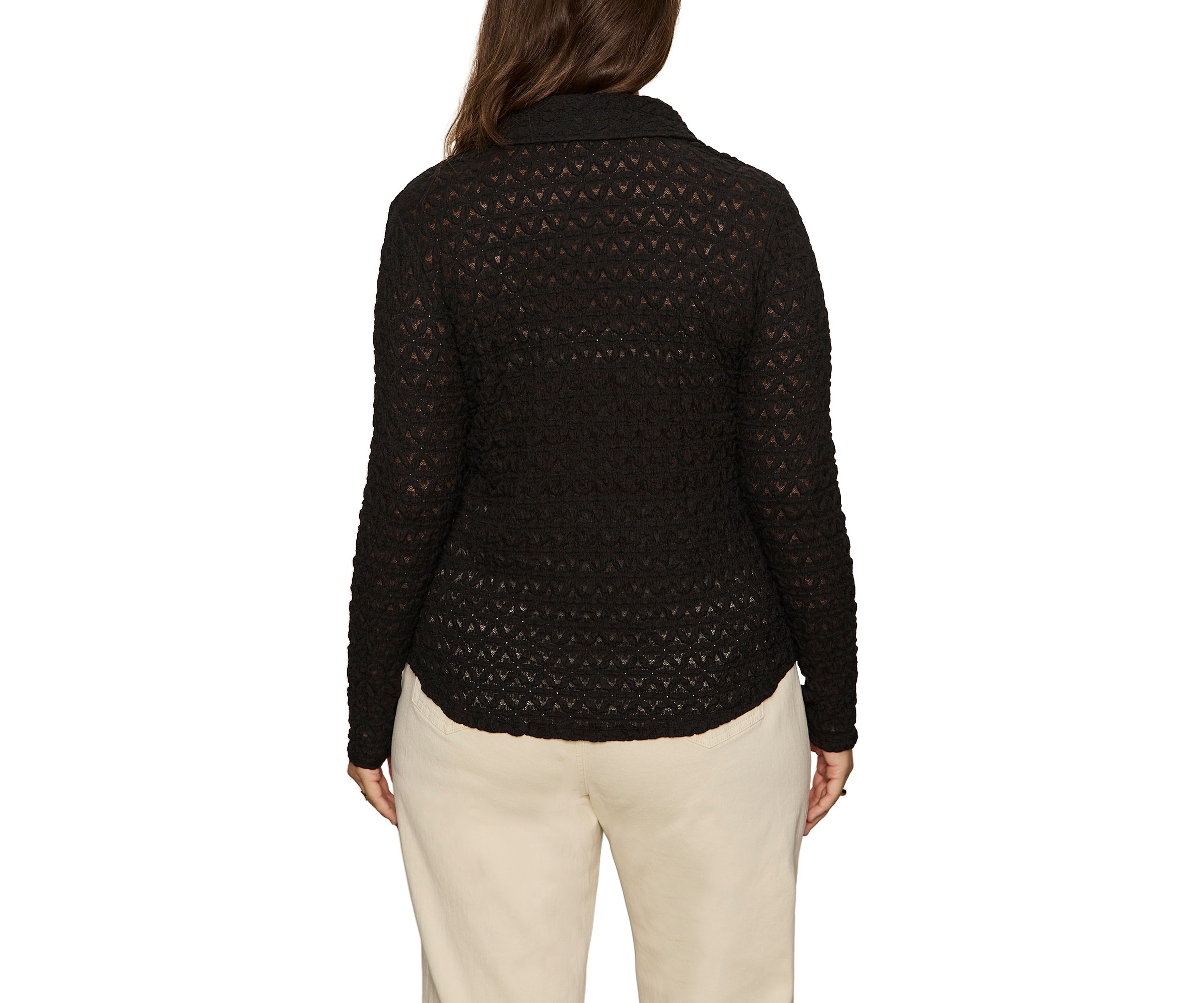 Dreamgirl Lace Button Up Shirt 