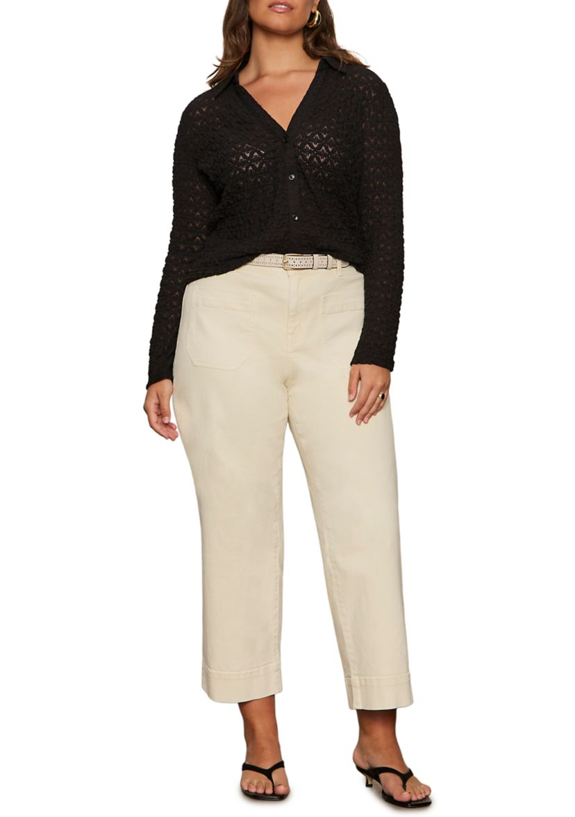 Dreamgirl Lace Button Up Shirt 
