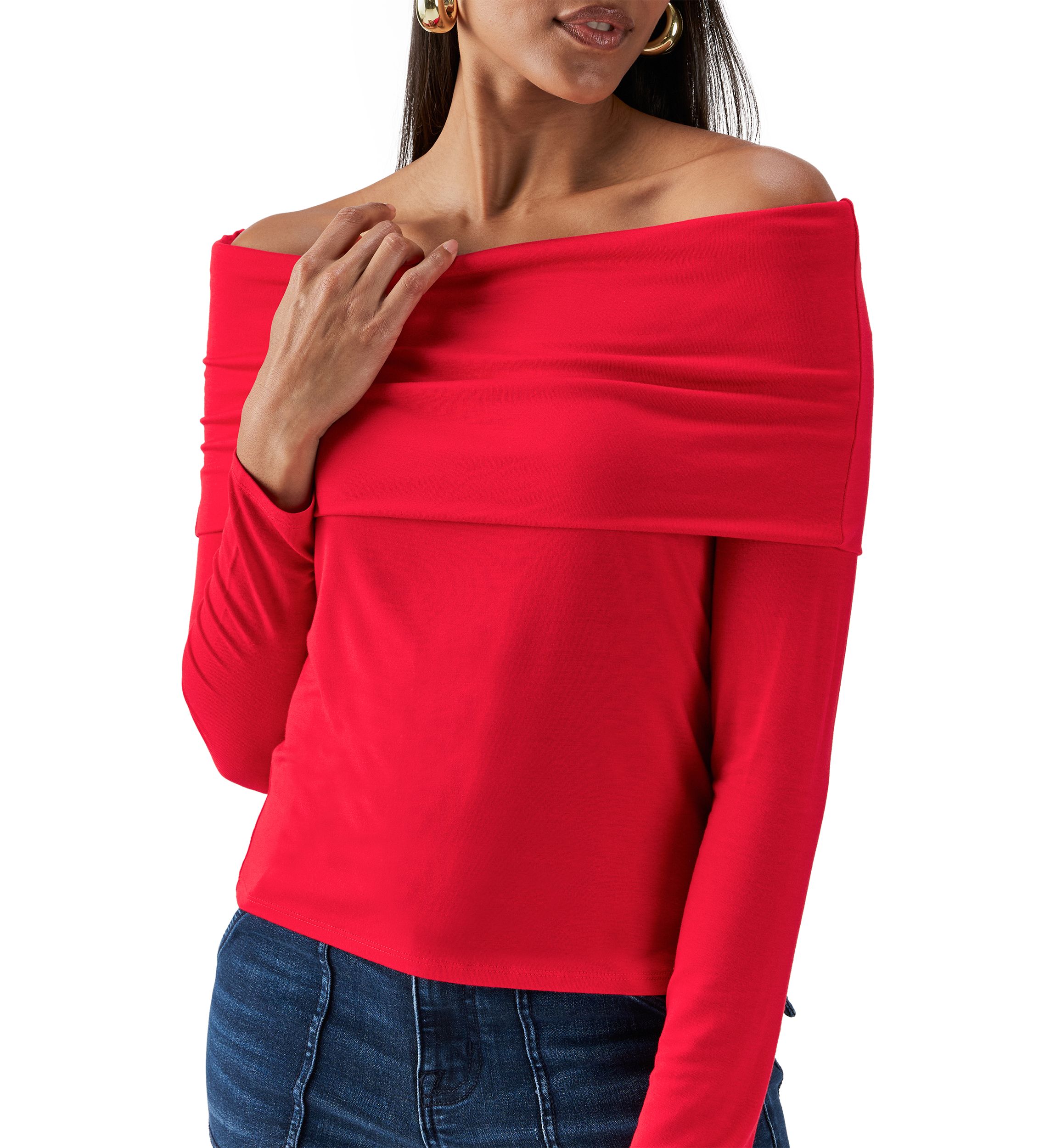 Womens Off the Shoulder Top 