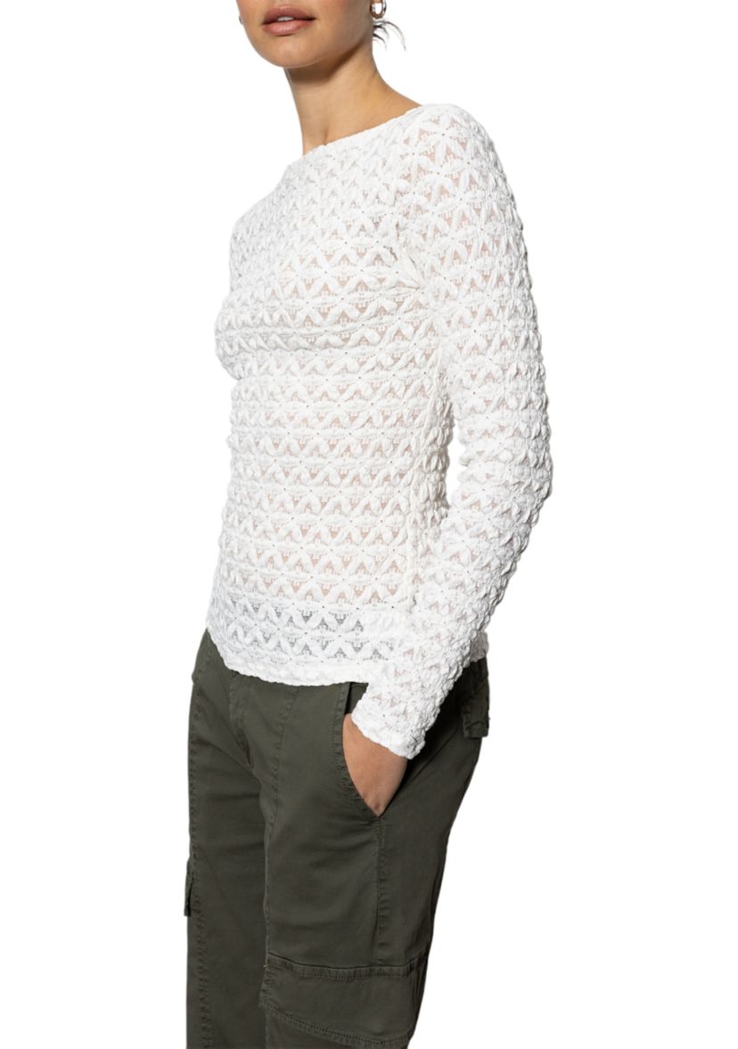 Womens Long Sleeve Boat Neck T-Shirt
