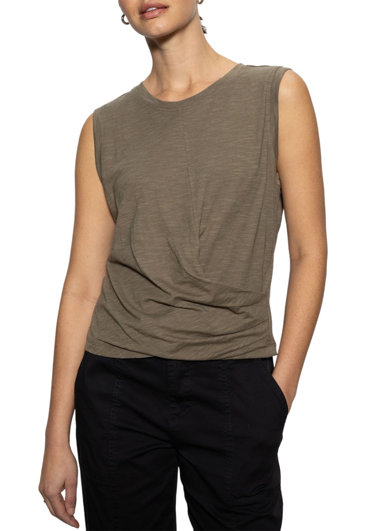 Womens Draped Tank Top