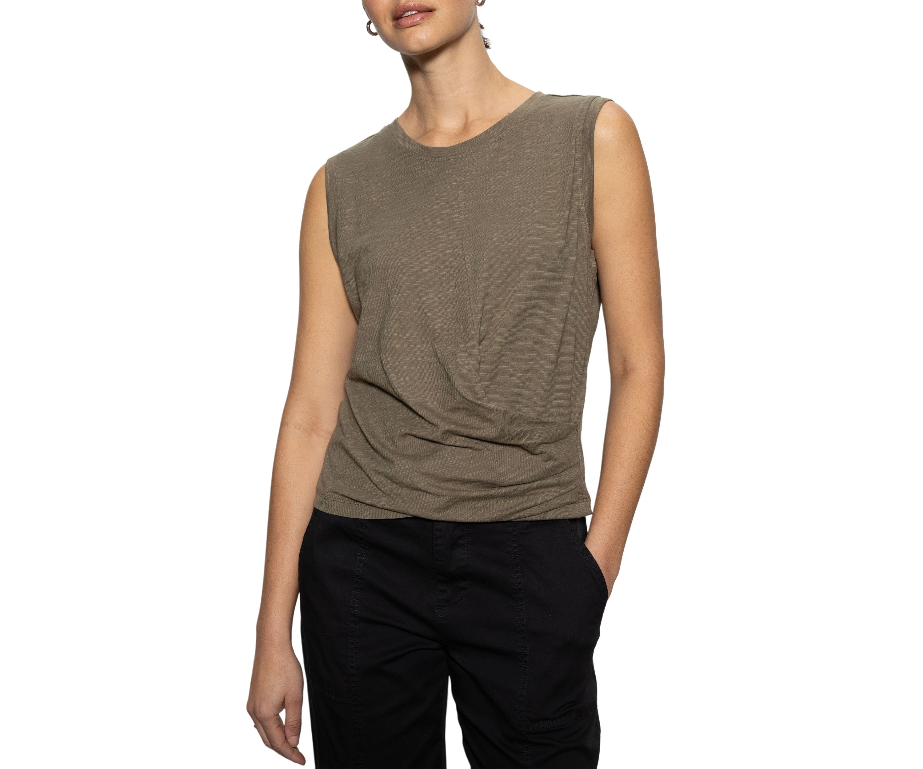 Womens Draped Tank Top