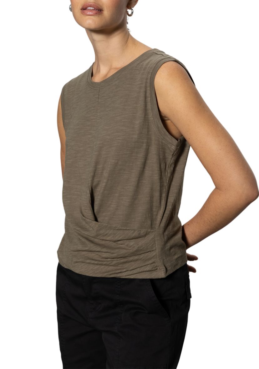 Womens Draped Tank Top