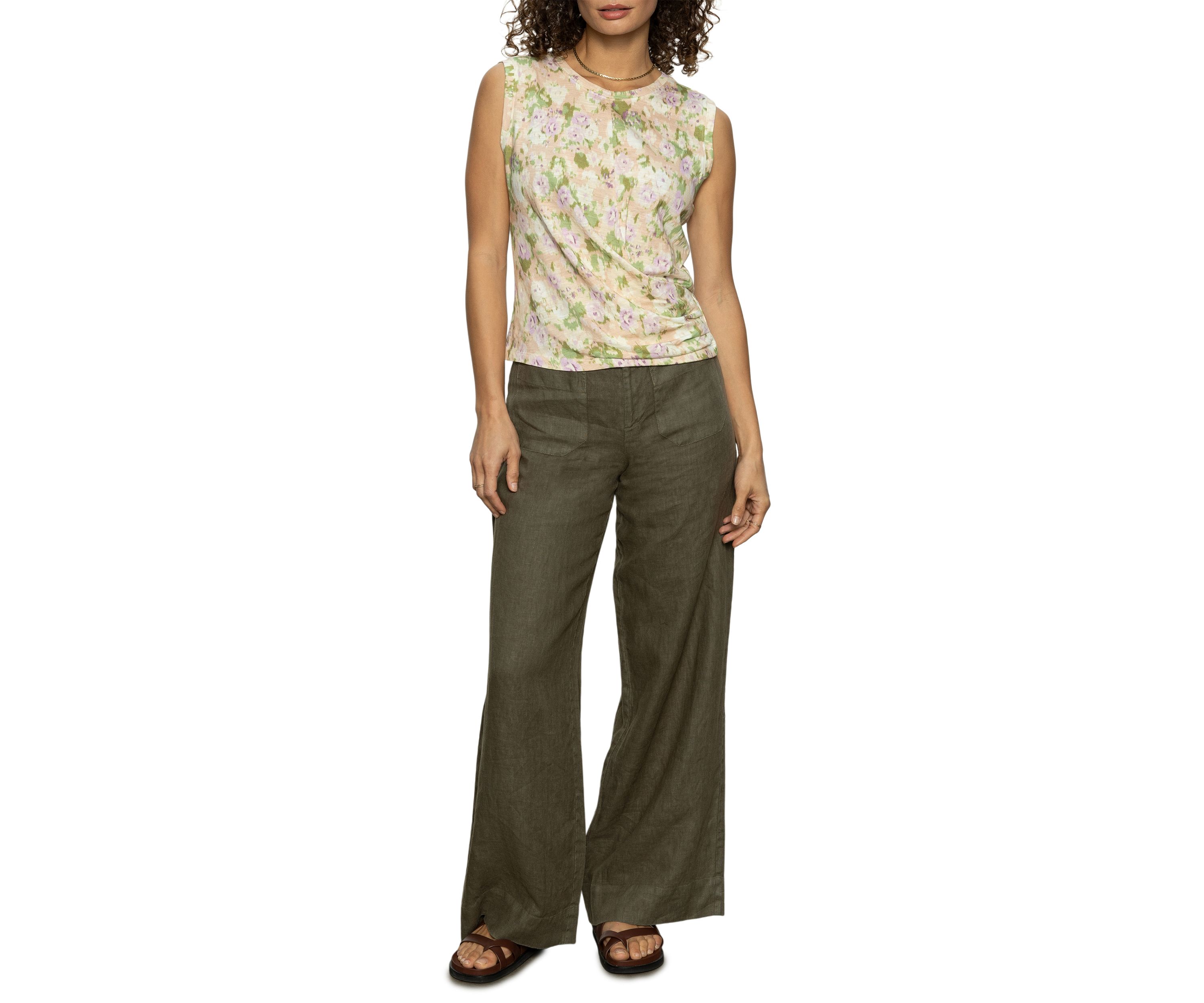 Womens Draped Tank Top