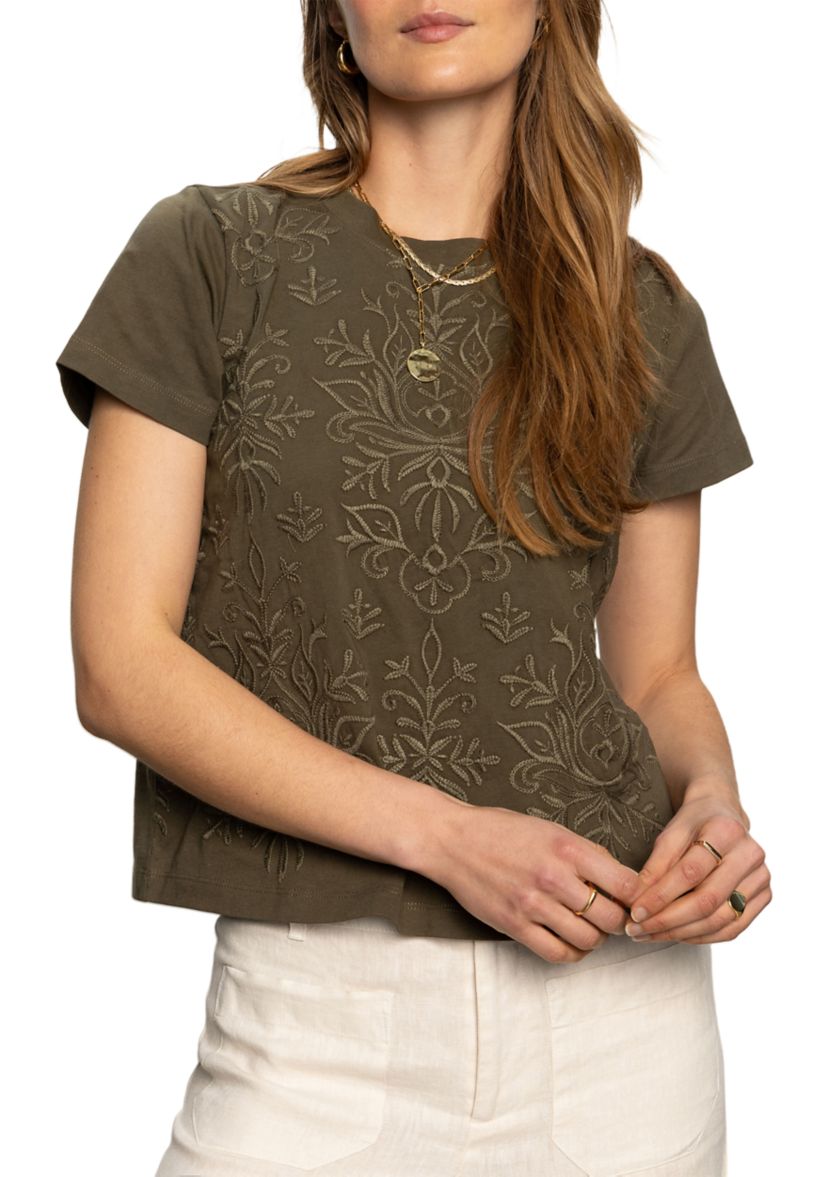 Womens Embroidered Perfect T-Shirt 