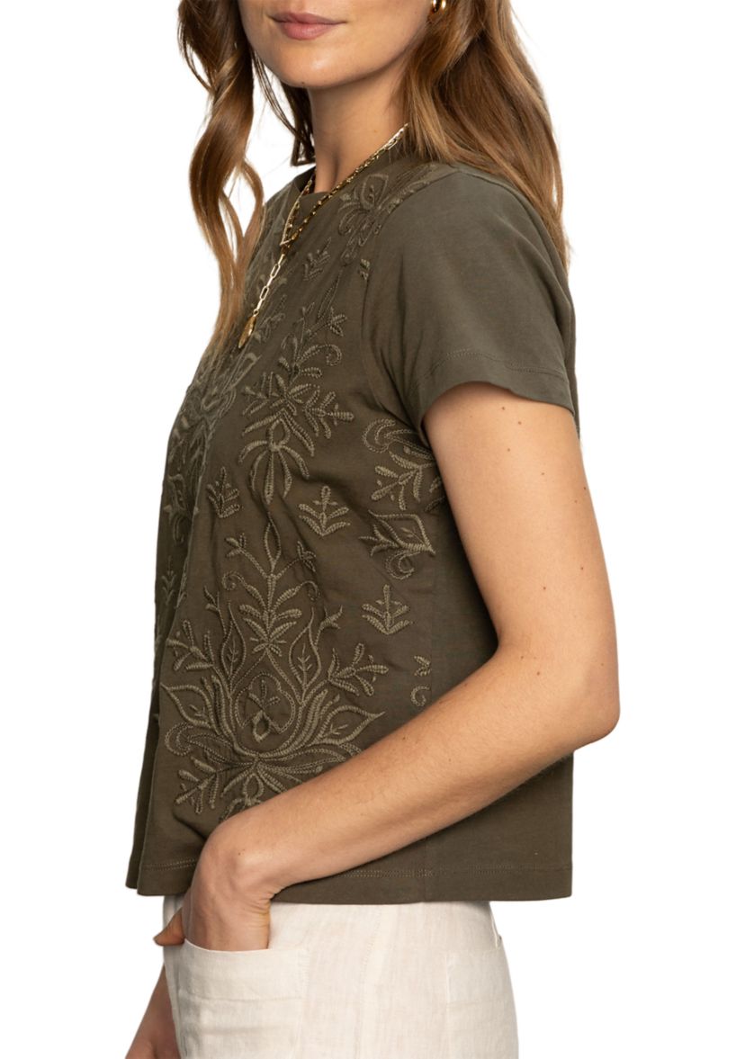 Womens Embroidered Perfect T-Shirt 