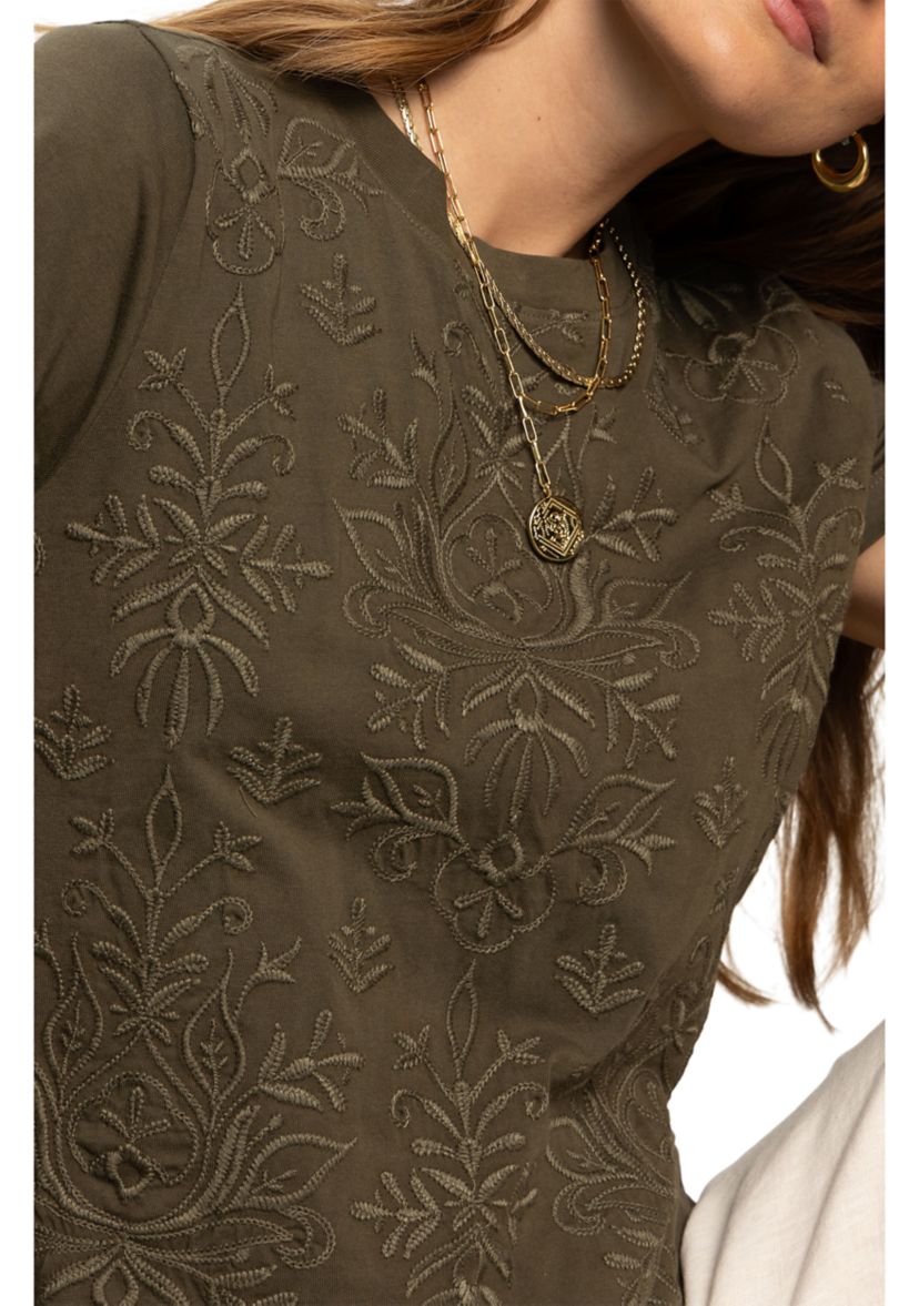 Womens Embroidered Perfect T-Shirt 