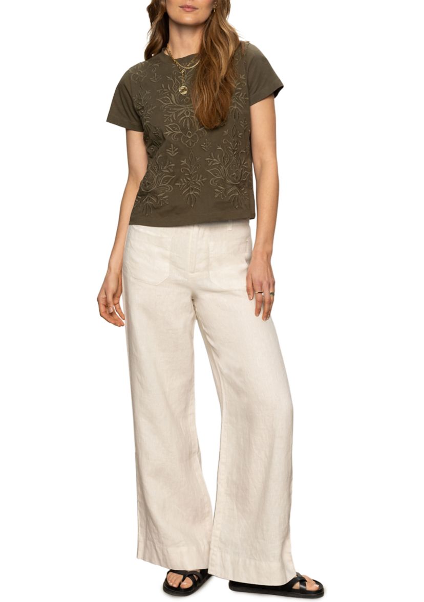 Womens Embroidered Perfect T-Shirt 