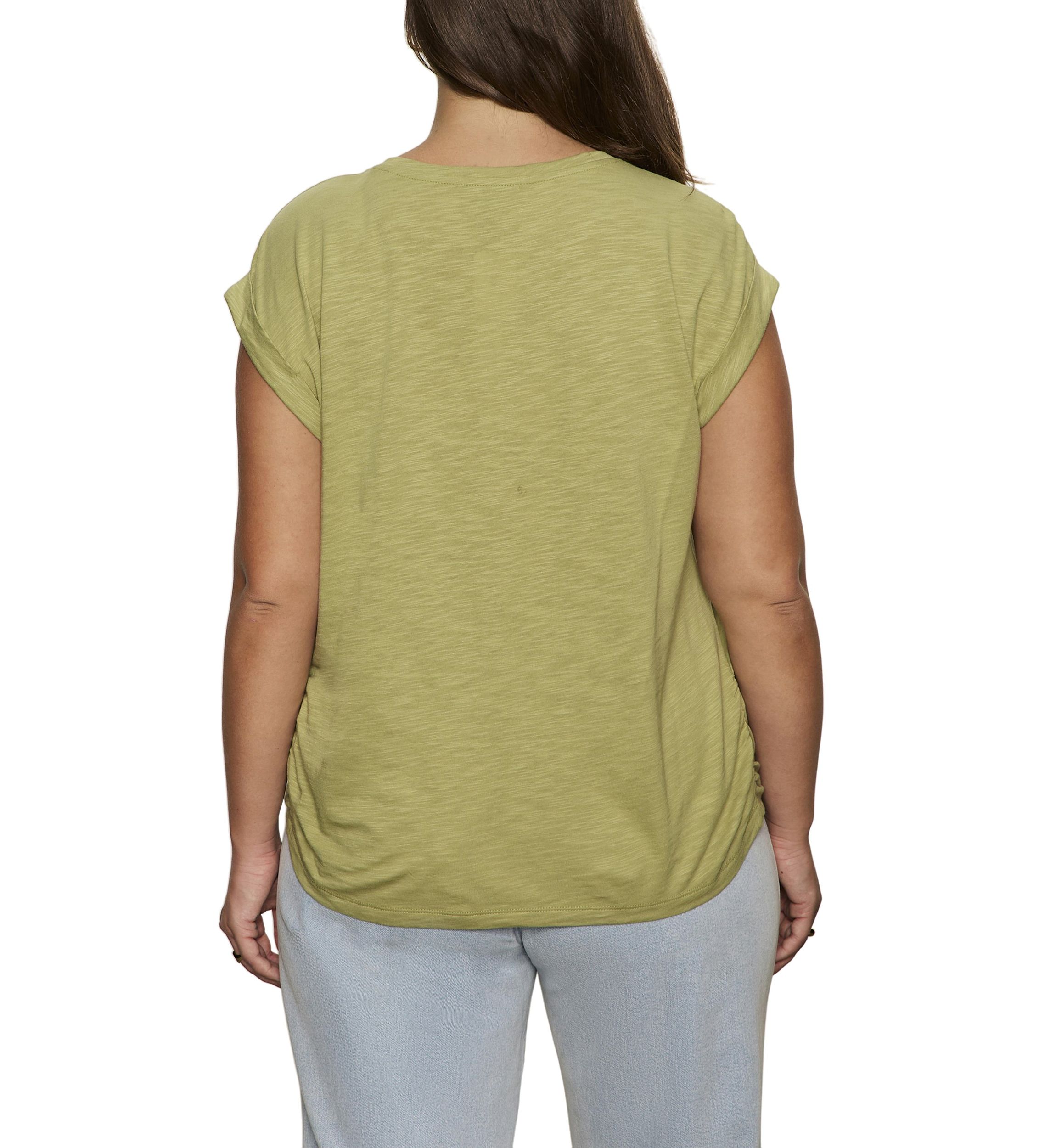 Plus Size Knotted Muscle T-Shirt 