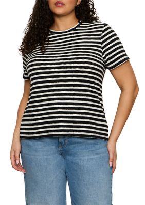Sanctuary Women's Plus Size Perfect Textured Top