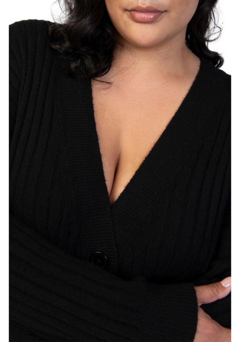 Plus Size Cozy Seeker Cardigan