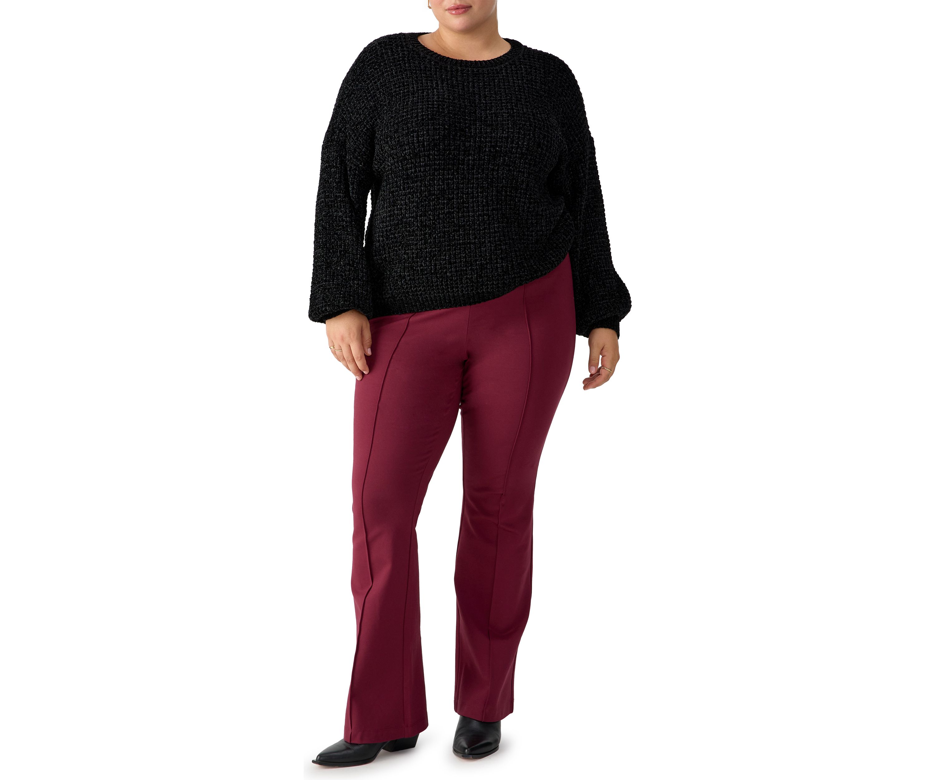 Womens Under the Stars Chenille Sweater