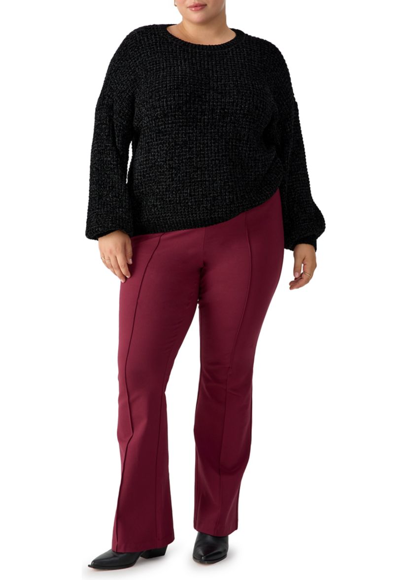 Womens Under the Stars Chenille Sweater